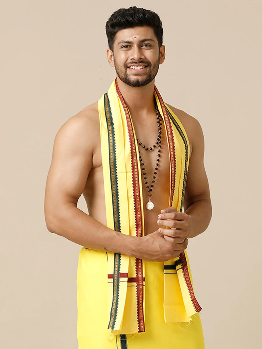 Devotional Gandarva Angavasthiram Yellow - Image 3