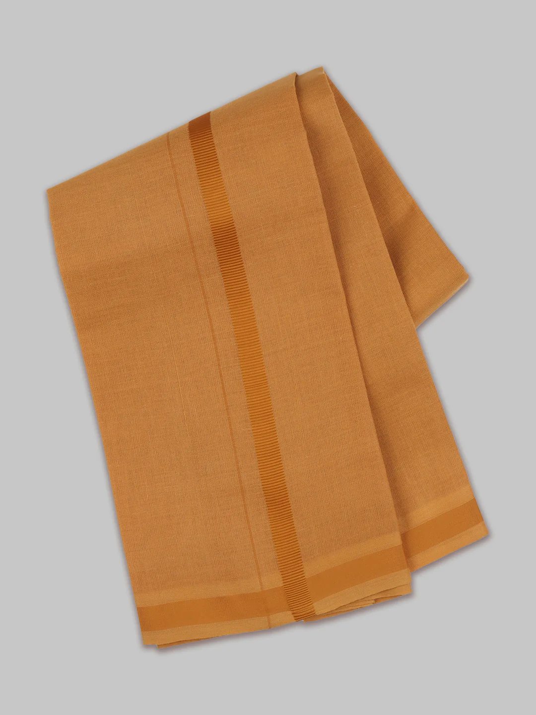 Devotional Kaavi Towel with Assorted Border Poojan (Pack of 2)