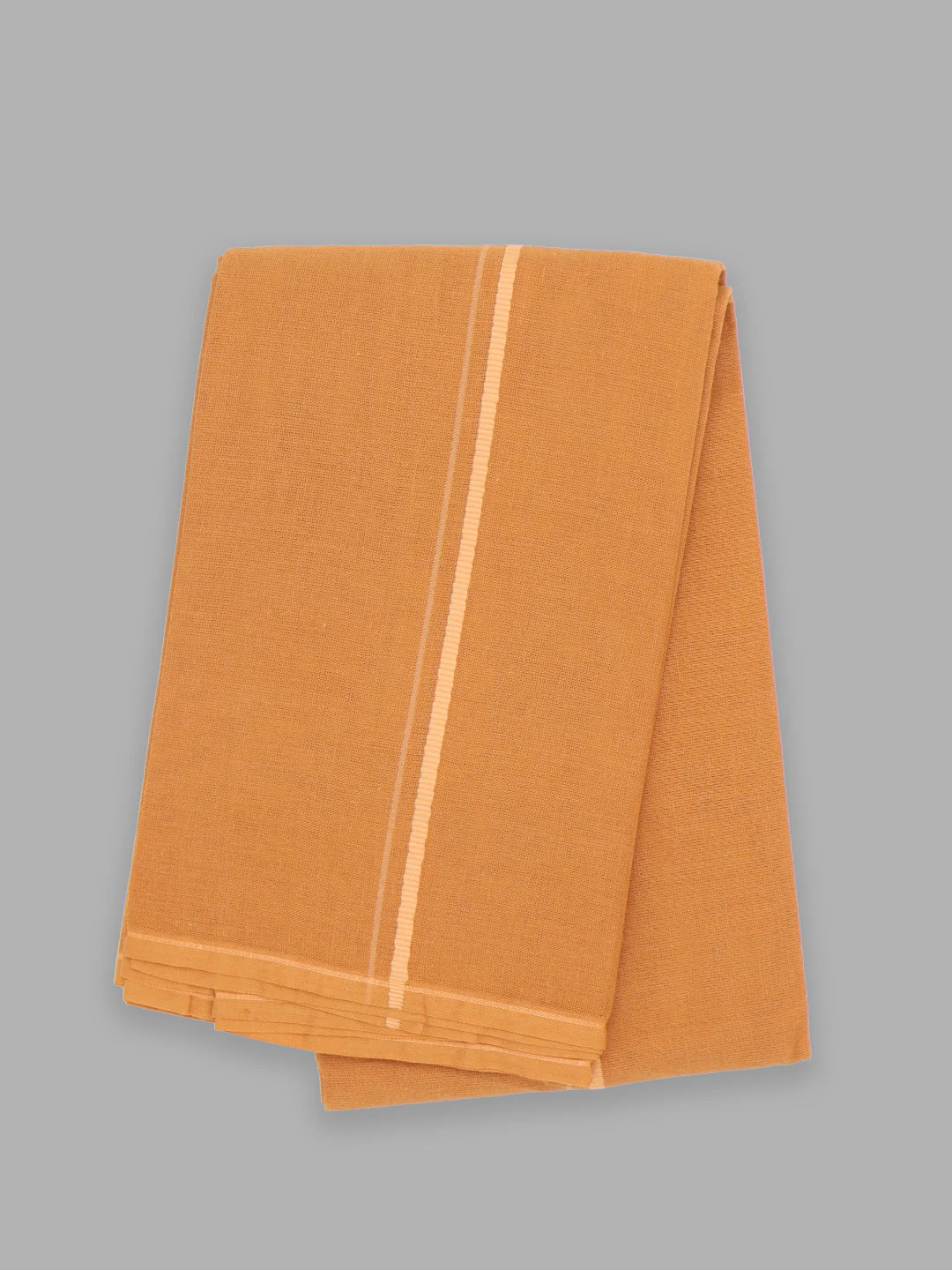 Devotional Kaavi Towel with Small Border (Pack of 2) - Image 3