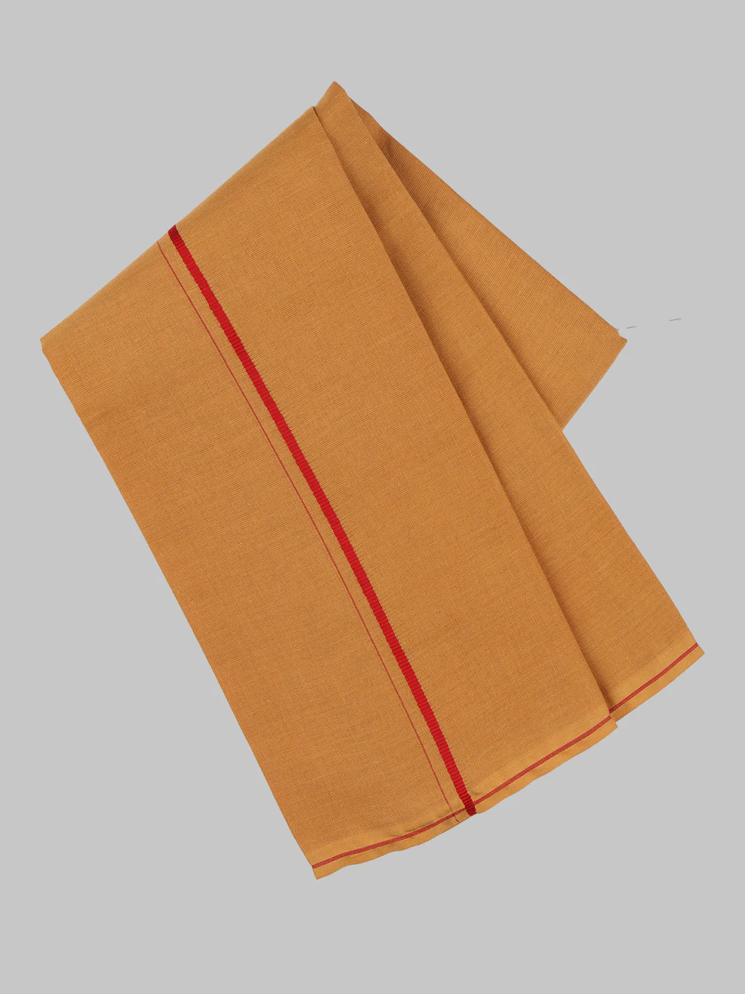 Devotional Kaavi Towel with Small Border Poojan (Pack of 2) - Image 2