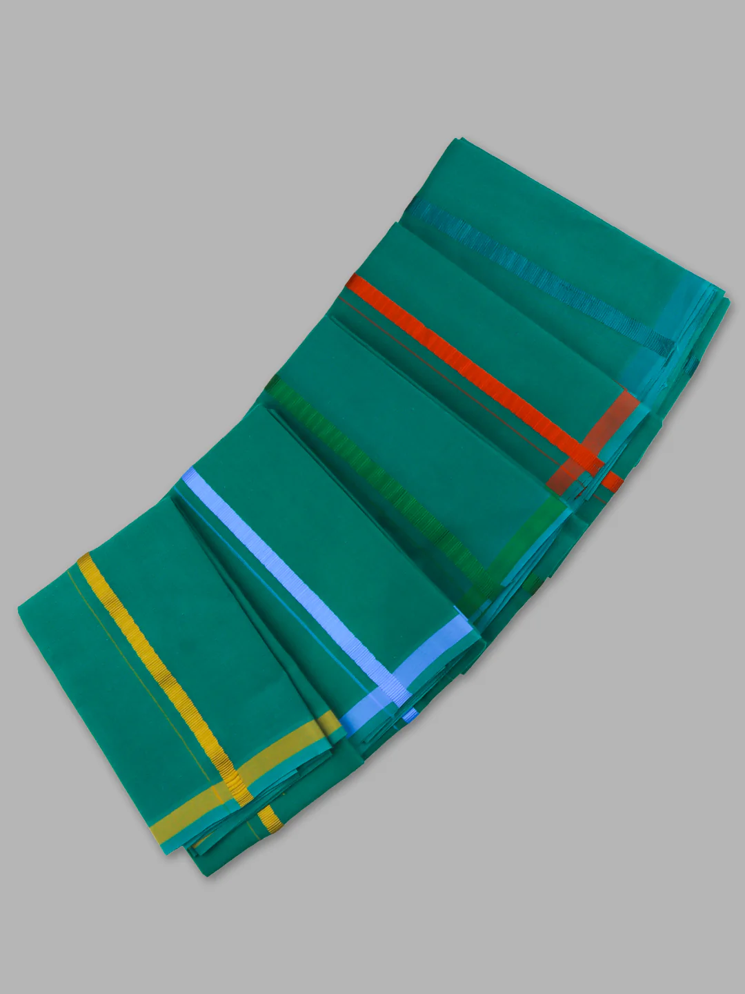 Devotional Madhava Green Towel (Pack of 2) - Image 2