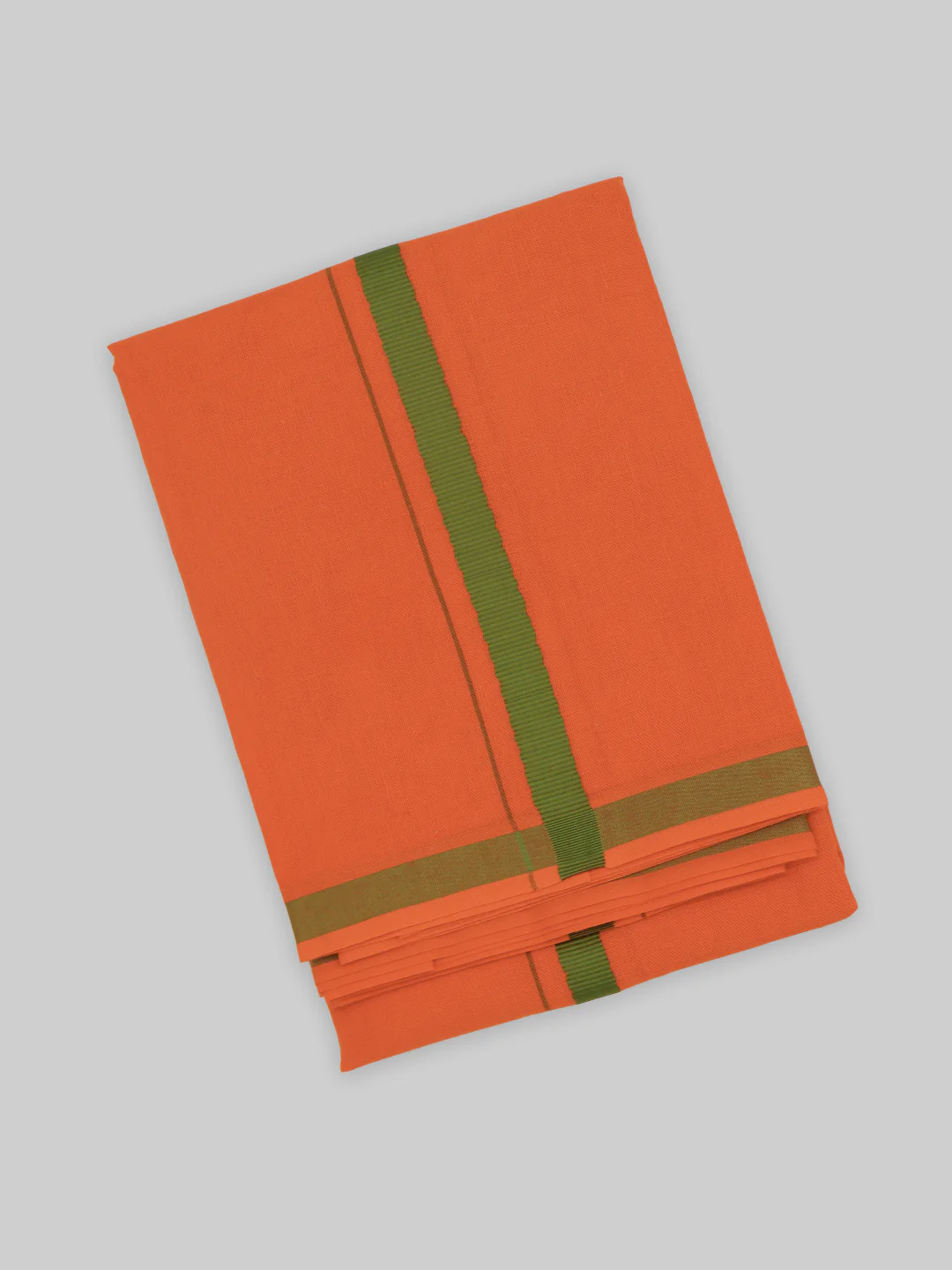 Devotional Orange Towel with Big Border (Pack of 2) - Image 2