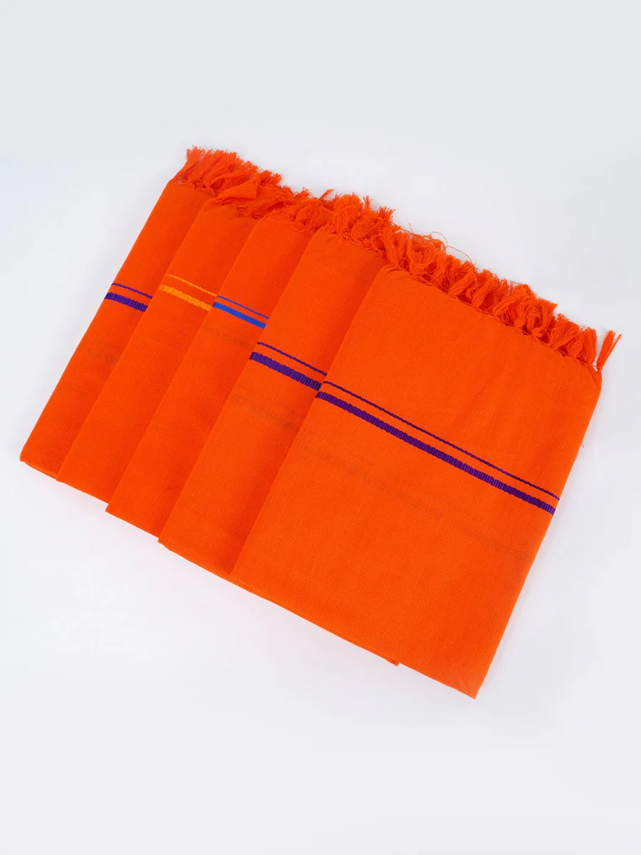 Devotional Towel Orange Hariharan (Pack of 2) - Image 2