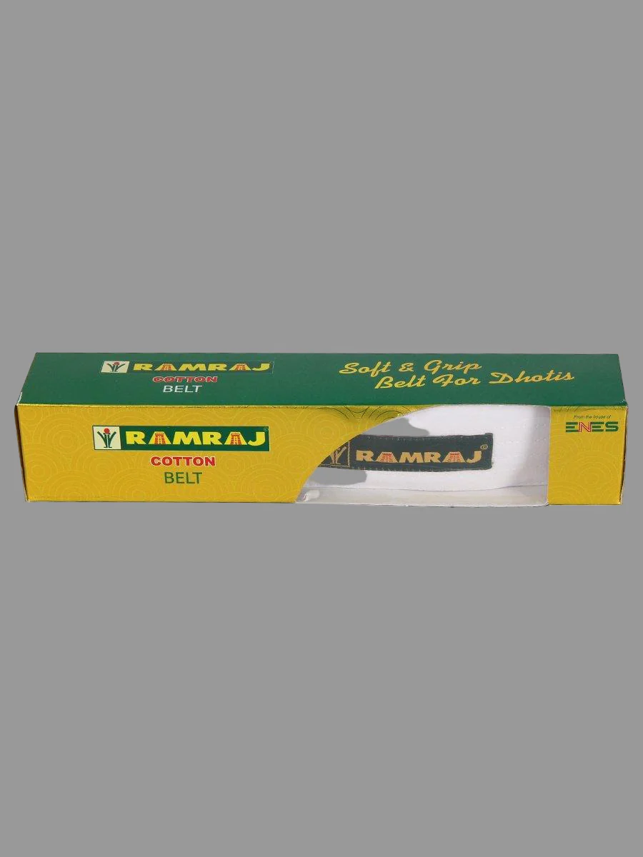 Dhoti Belts White & Cream - Image 4