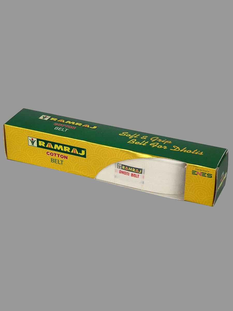 Dhoti Belts White & Cream - Image 5