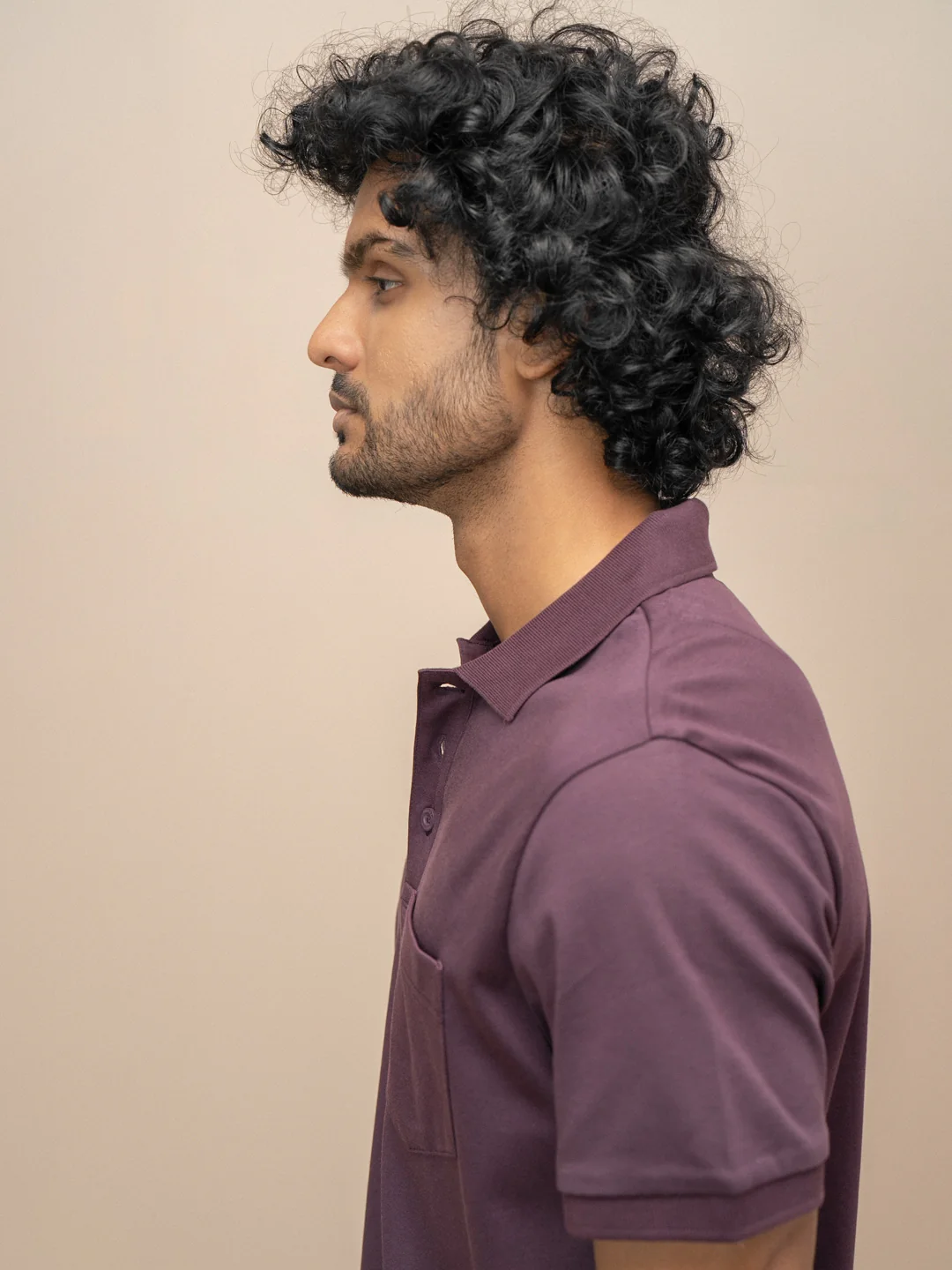 Extra Long Staple Cotton Polo Grape - Image 2