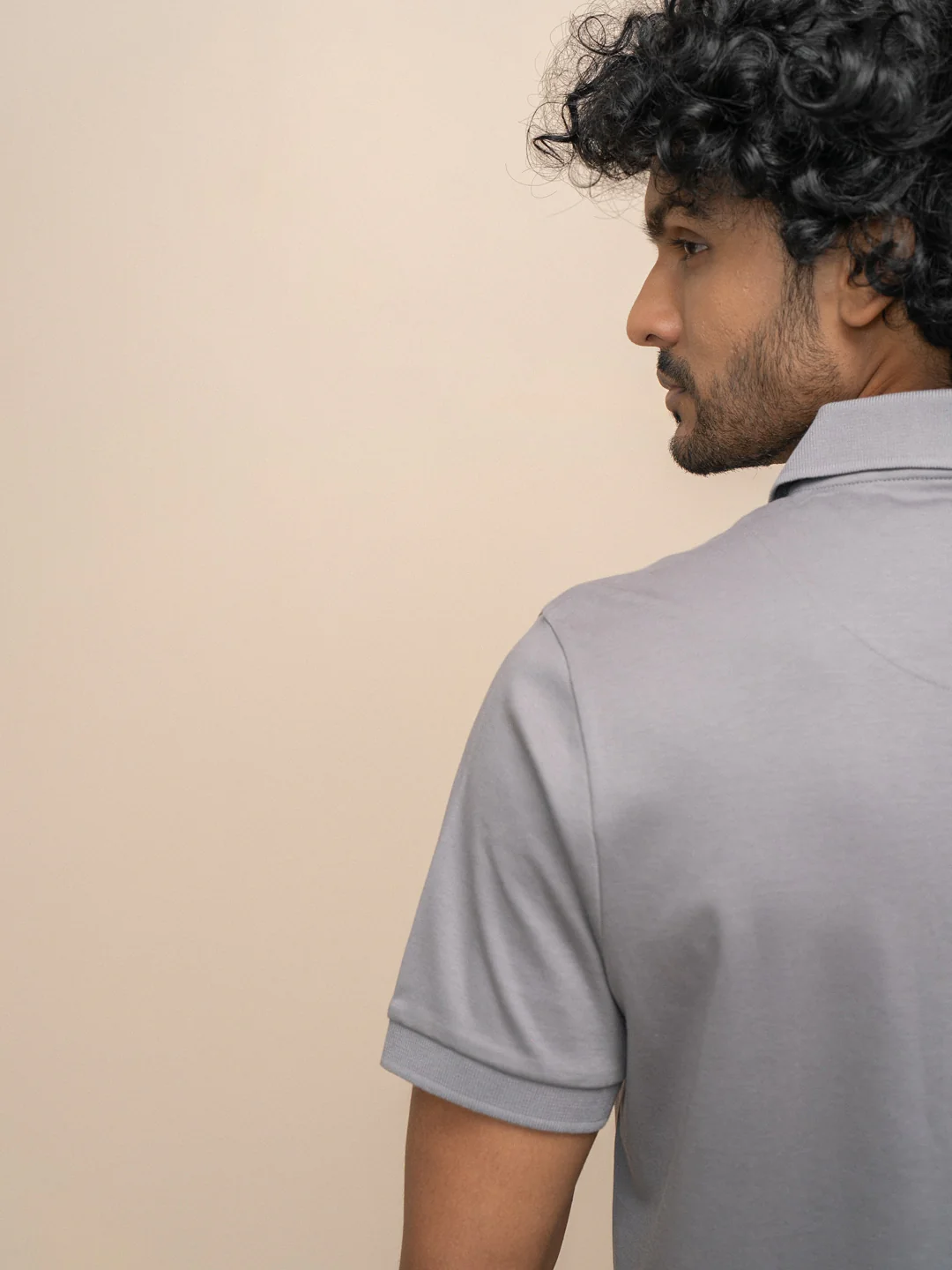Extra Long Staple Cotton Polo Grey - Image 4