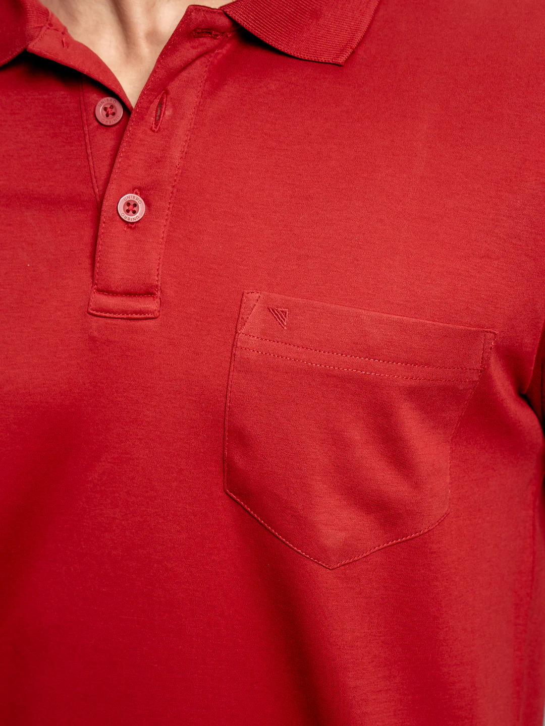Extra Long Staple Cotton Polo Red - Image 3