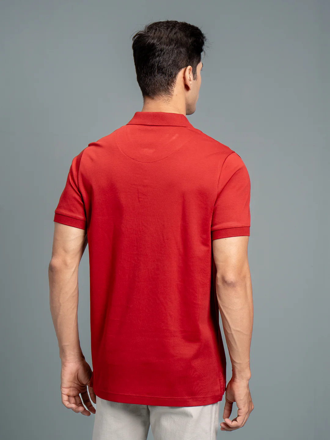 Extra Long Staple Cotton Polo Red - Image 4