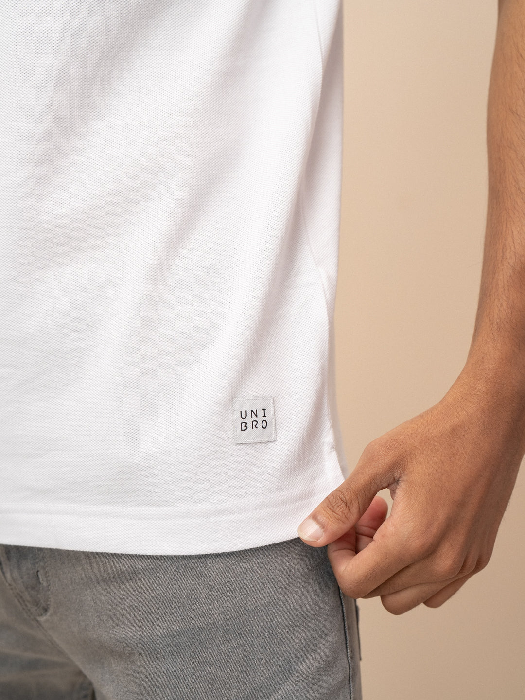Extra Long Staple Cotton Polo White - Image 4