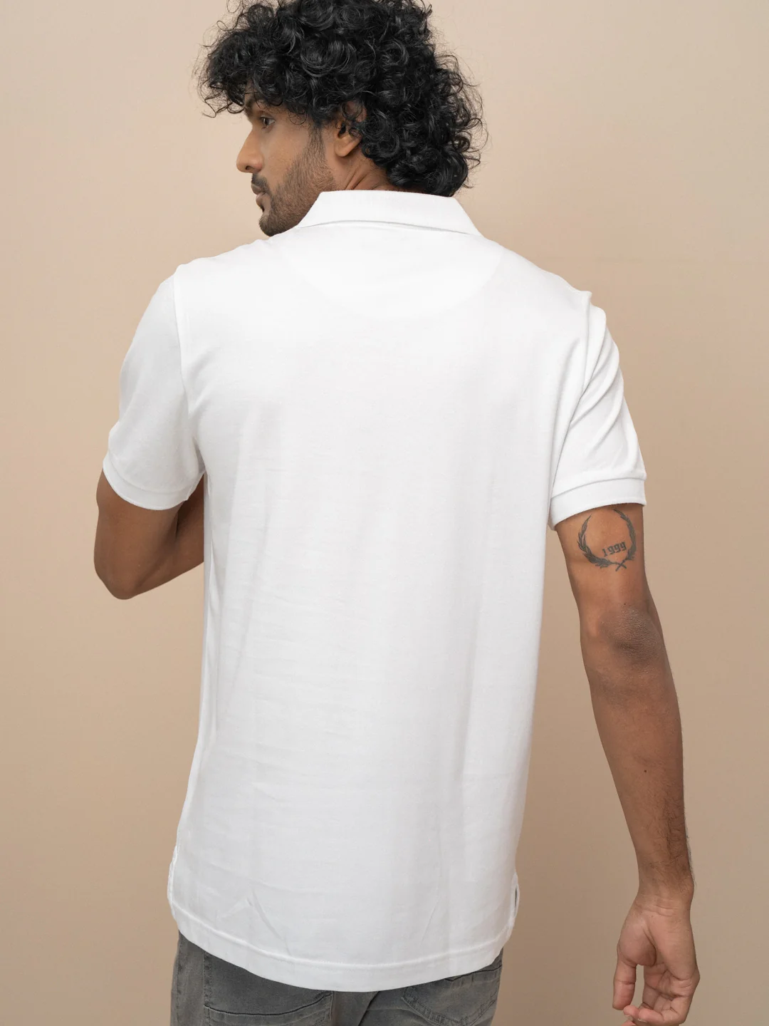 Extra Long Staple Cotton Polo White - Image 5