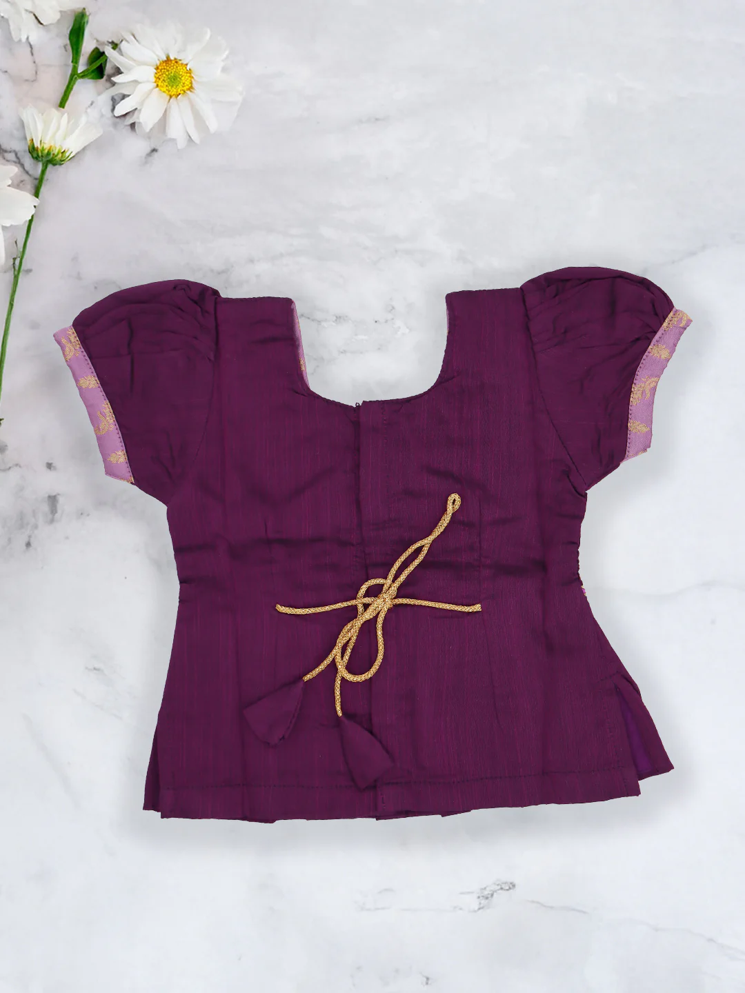 Girls Traditional Skirt Set Violet with Purple GPS21 - Image 4