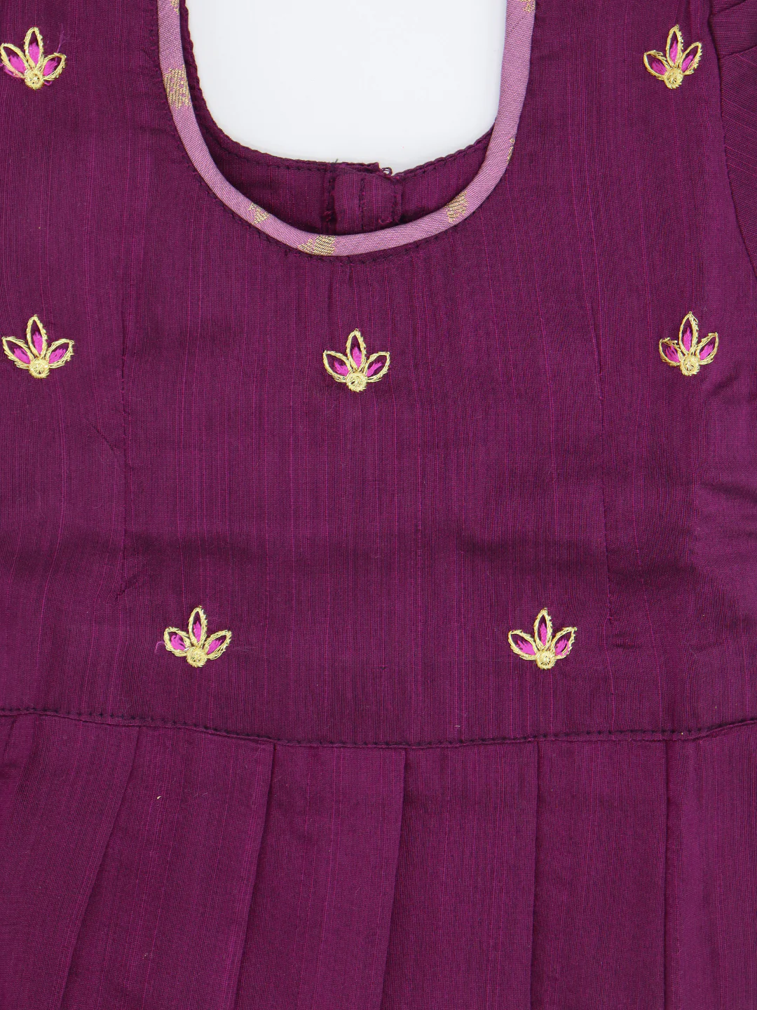 Girls Traditional Skirt Set Violet with Purple GPS21 - Image 5