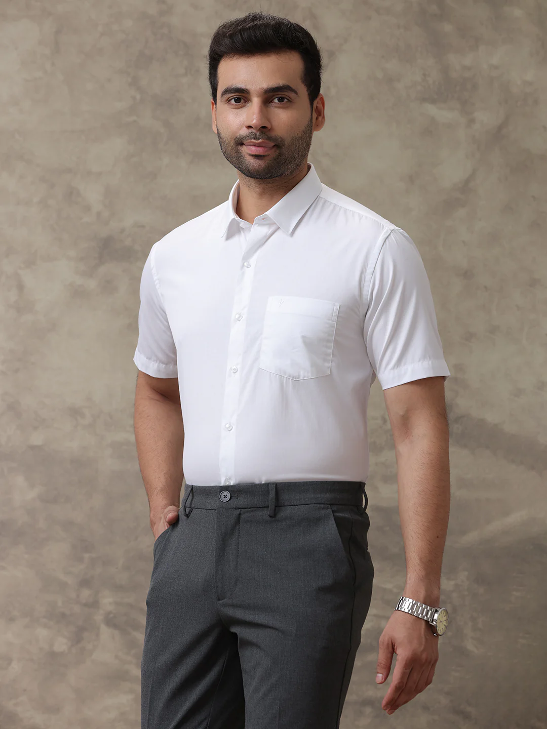 Giza Cotton White Shirt – Giza Club 6001 - Image 4