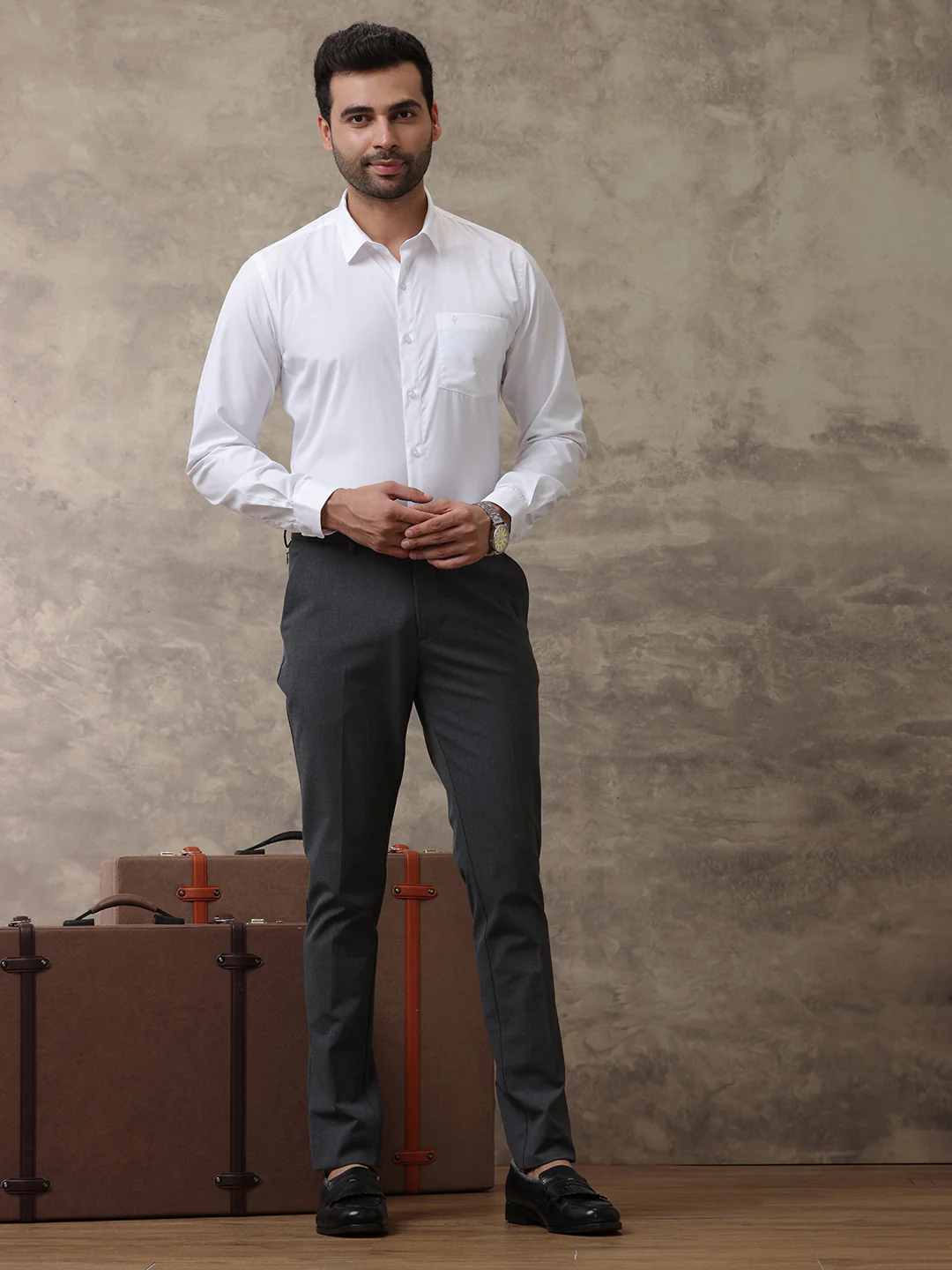 Giza Cotton White Shirt – Giza Club 6001 - Image 6