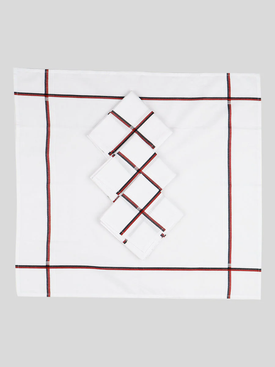 Good Feel DMK Handkerchief White (12 PCs Pack) - Image 4