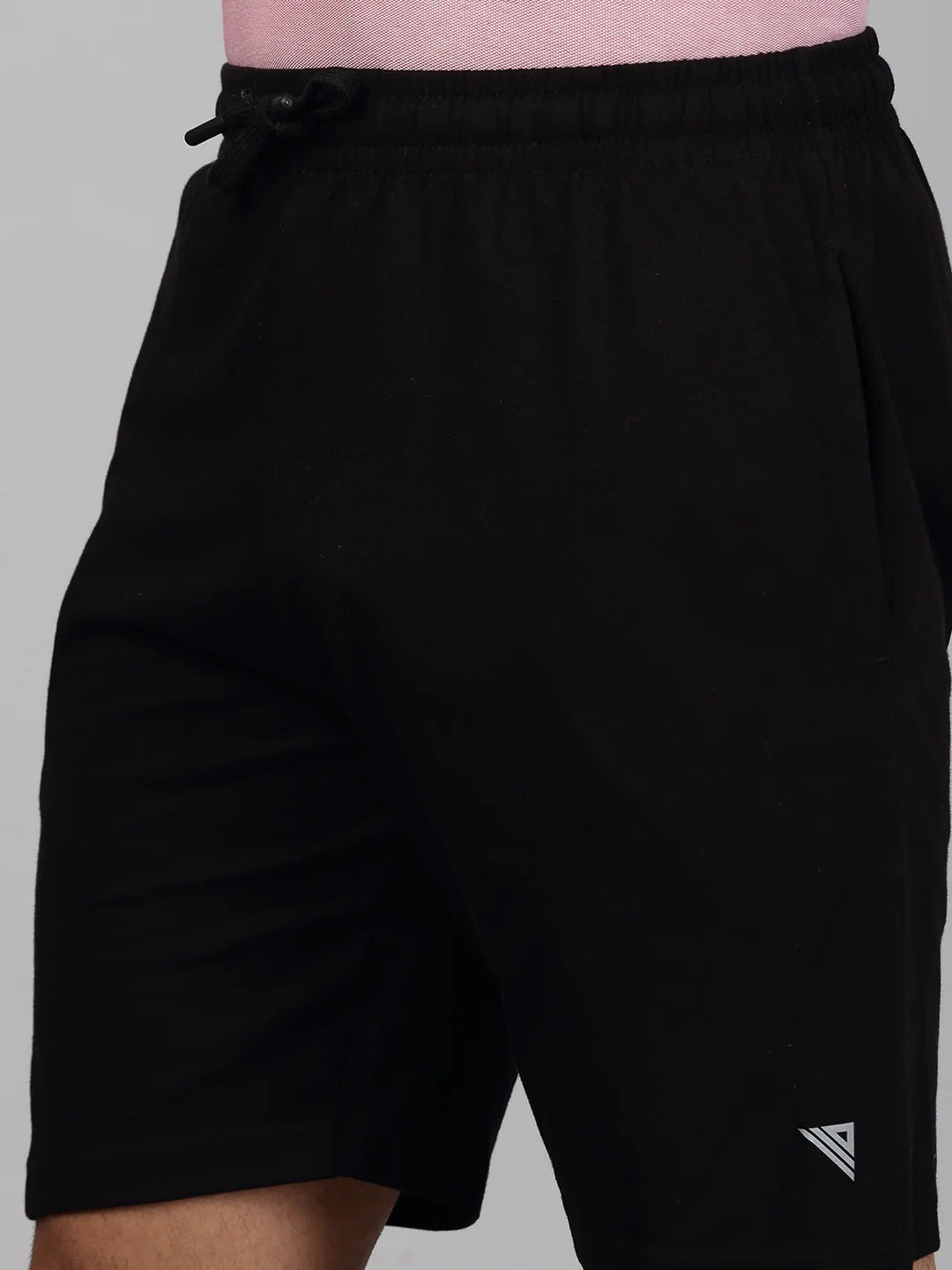 Heather Rose Polo T-shirt with Black Shorts Combo - Image 3