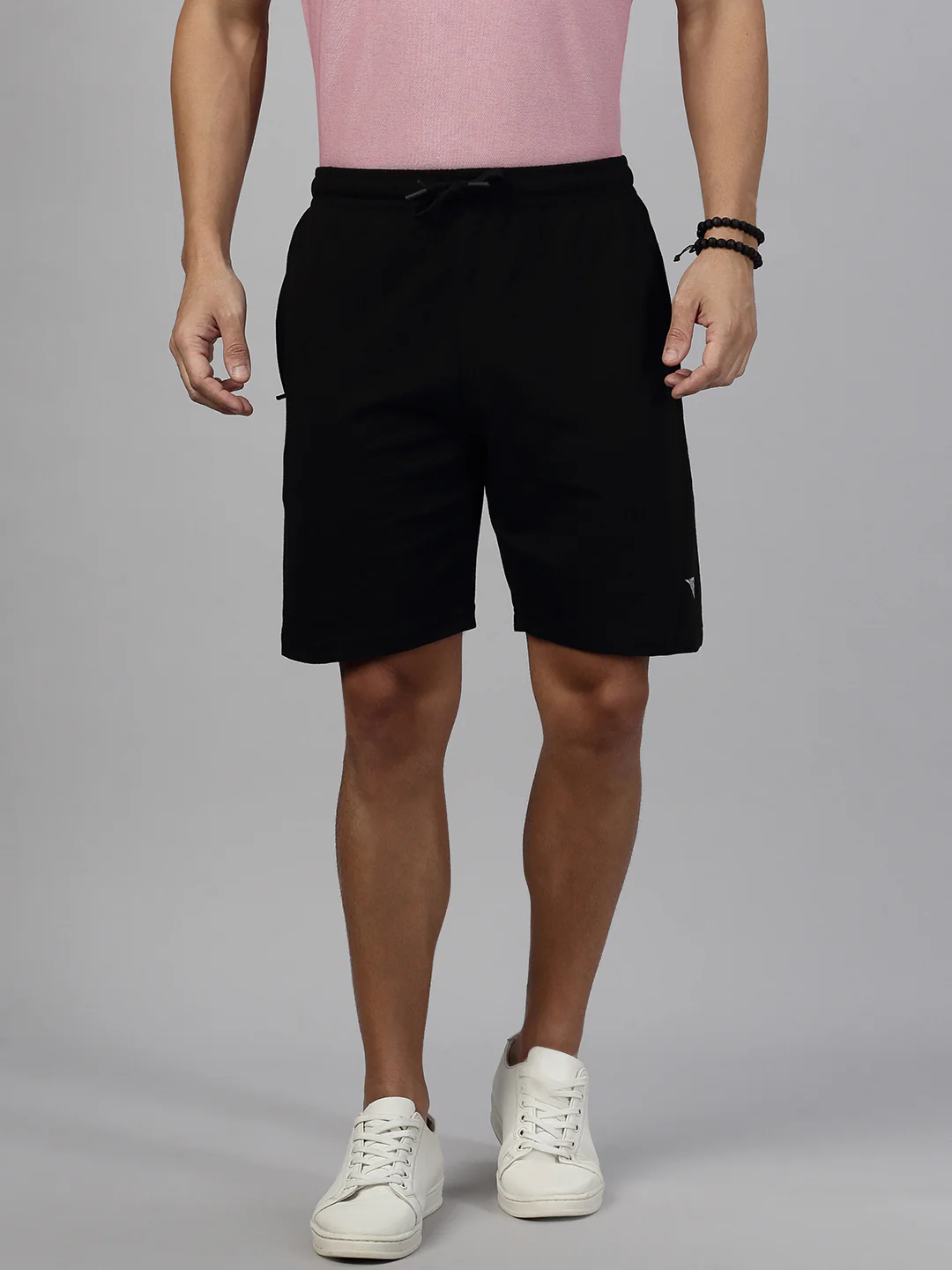 Heather Rose Polo T-shirt with Black Shorts Combo - Image 5