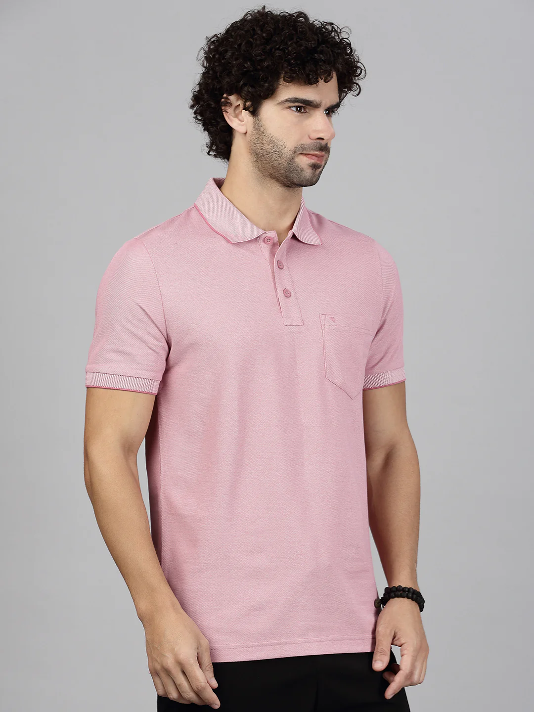 Heather Rose Polo T-shirt with Black Shorts Combo - Image 6
