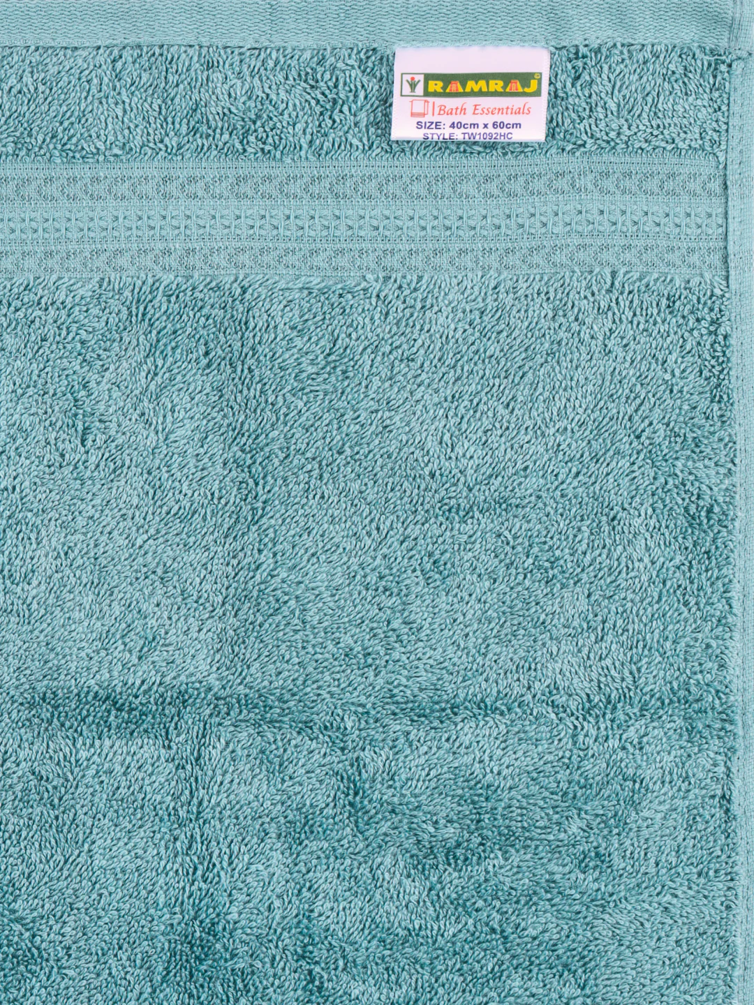 Highly Absorbent & Quick Dry Cotton Bamboo Terry Towel Set – Blue Hand, Face & Bath Towels (Pack of 3) - Image 6