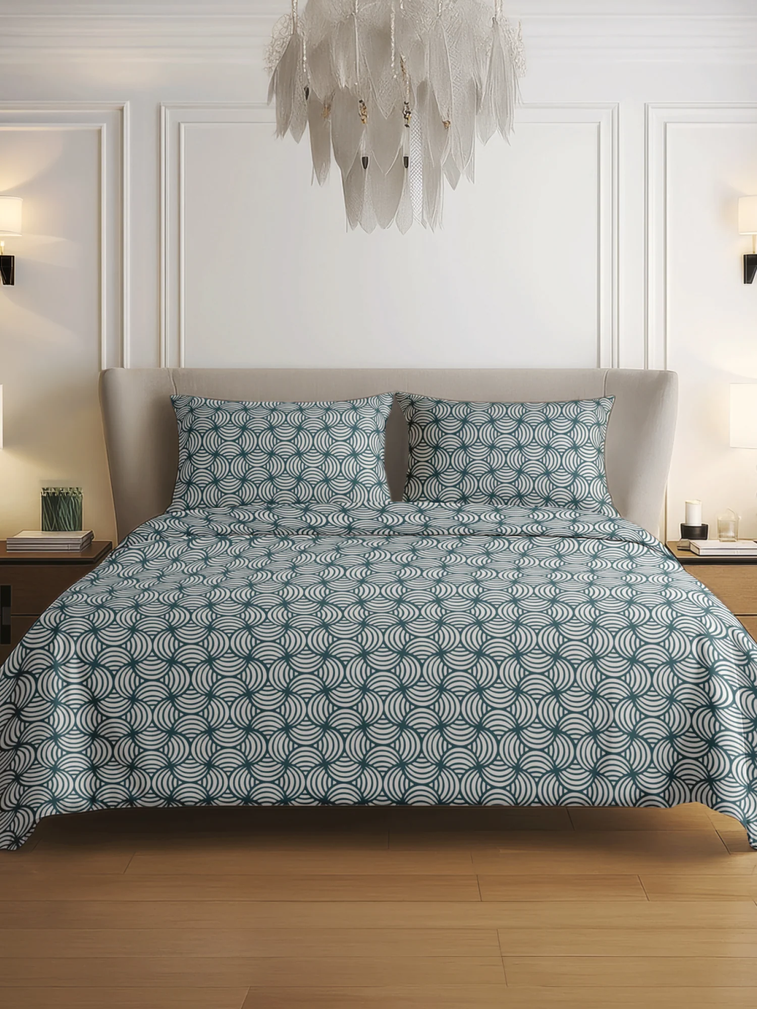 King Size Premium Cotton Bed Sheet & 2 Pillow Cover Set BPP02