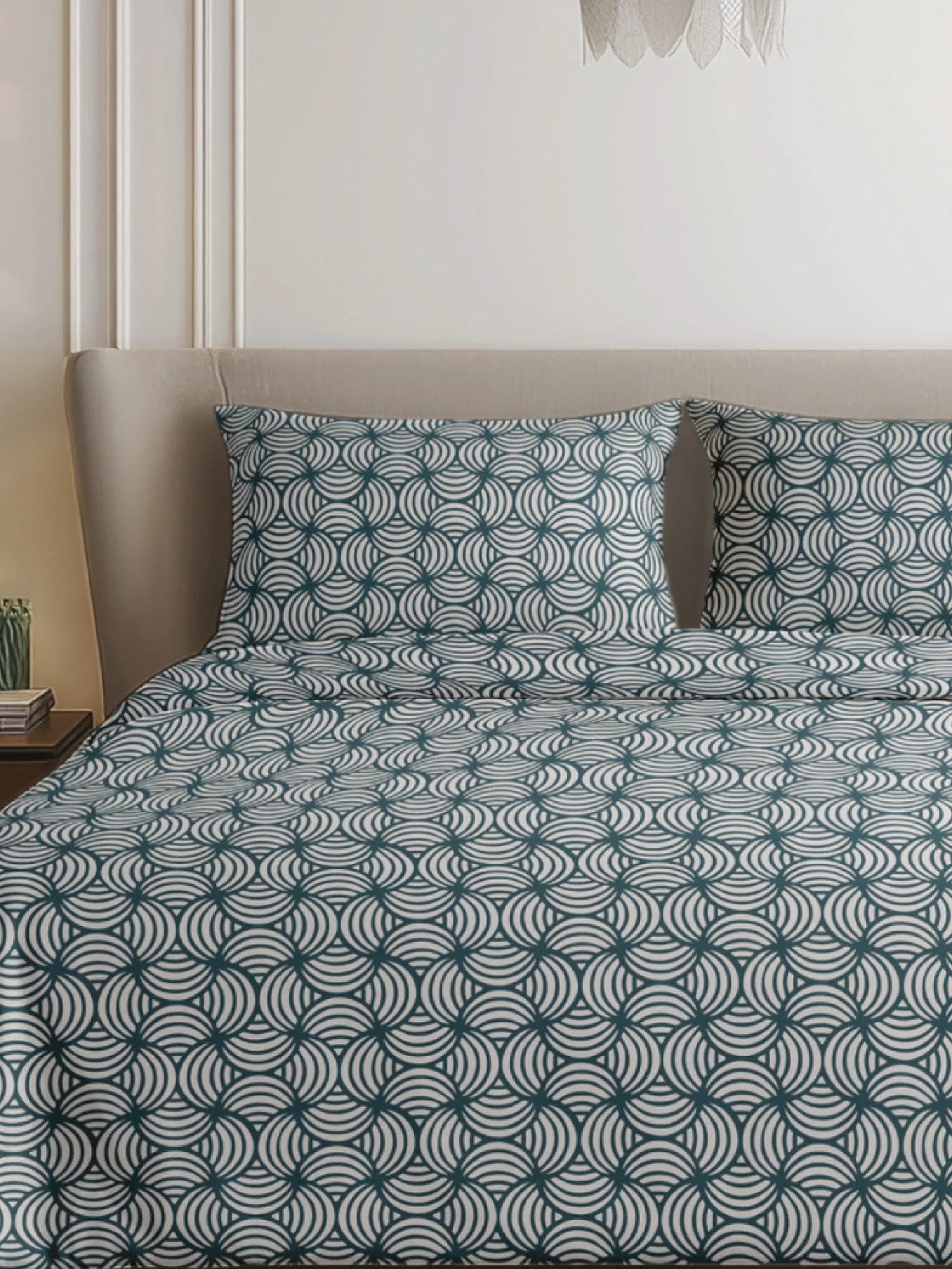 King Size Premium Cotton Bed Sheet & 2 Pillow Cover Set BPP02 - Image 2