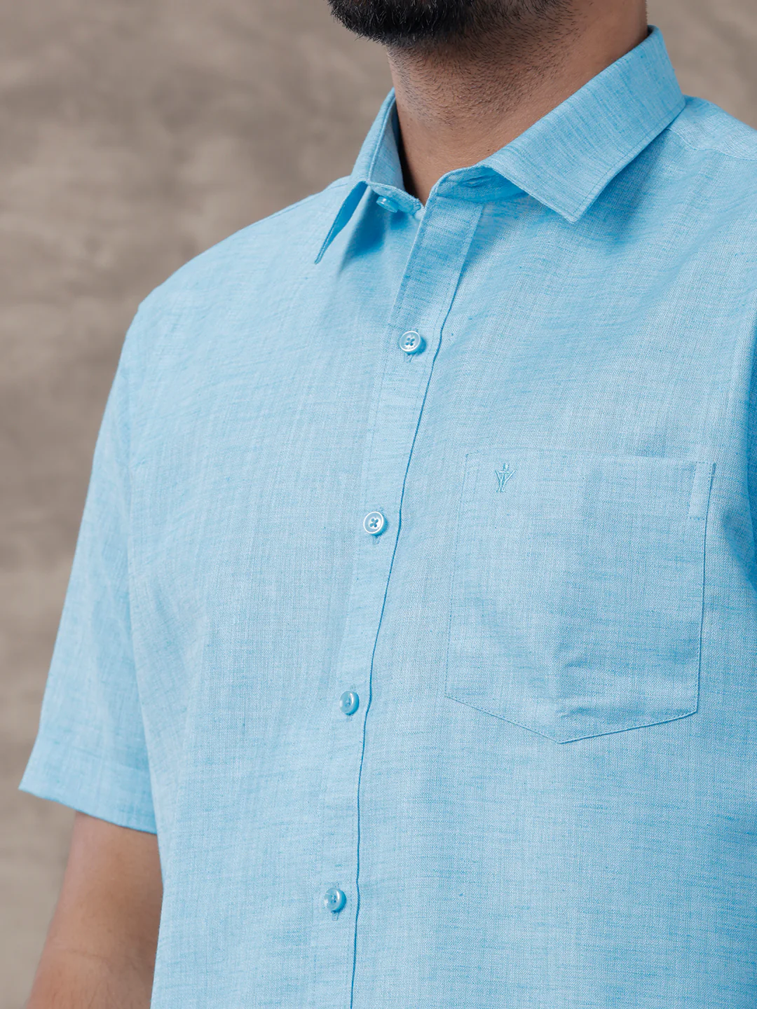 Like Father Like Son Half Sleeves Combo Set Blue - Image 8