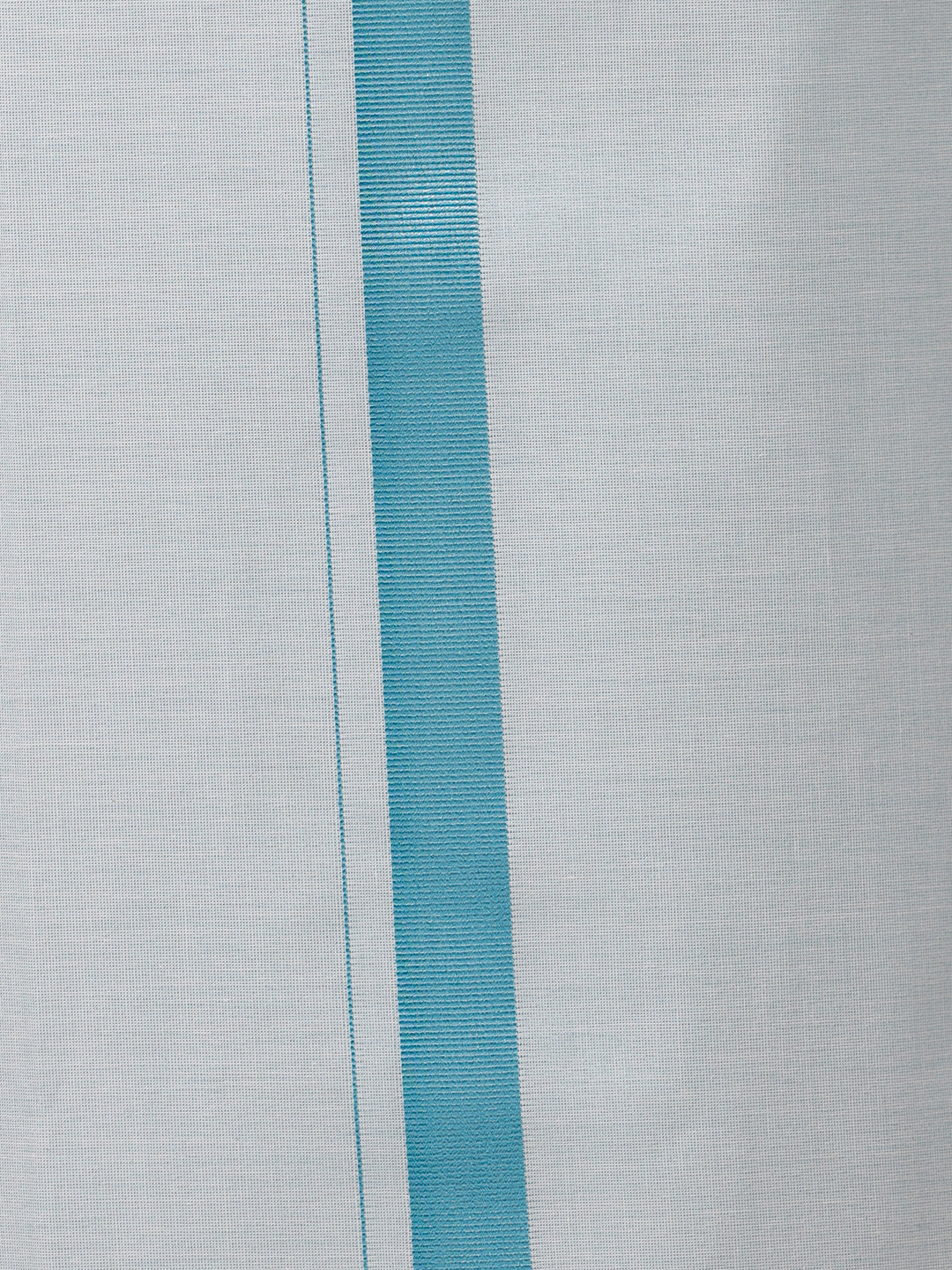 Like Father Like Son Tissue Dhoti & Shirt Combo Cyan - Image 9