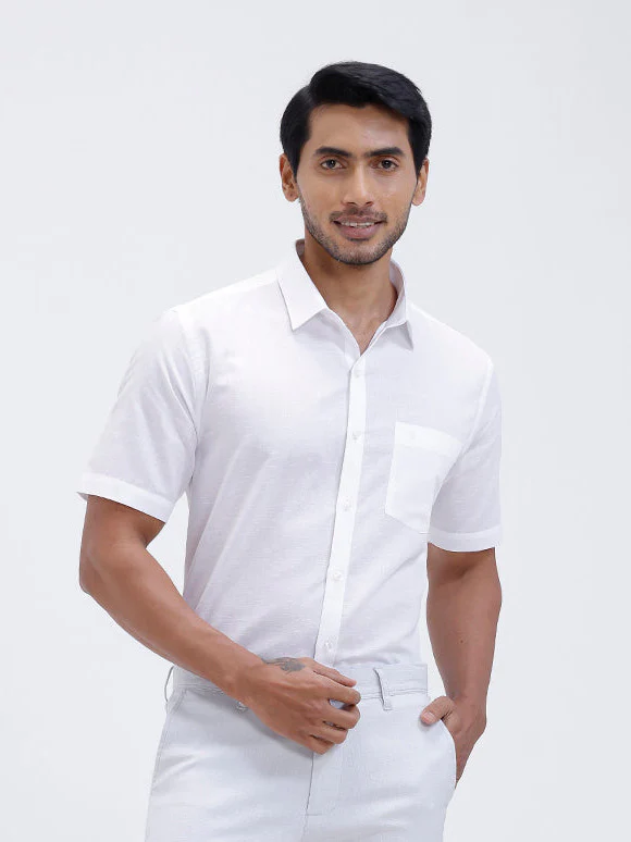 Linen Cotton Shirt and Light Blue Trousers Combo TR15502 - Image 3