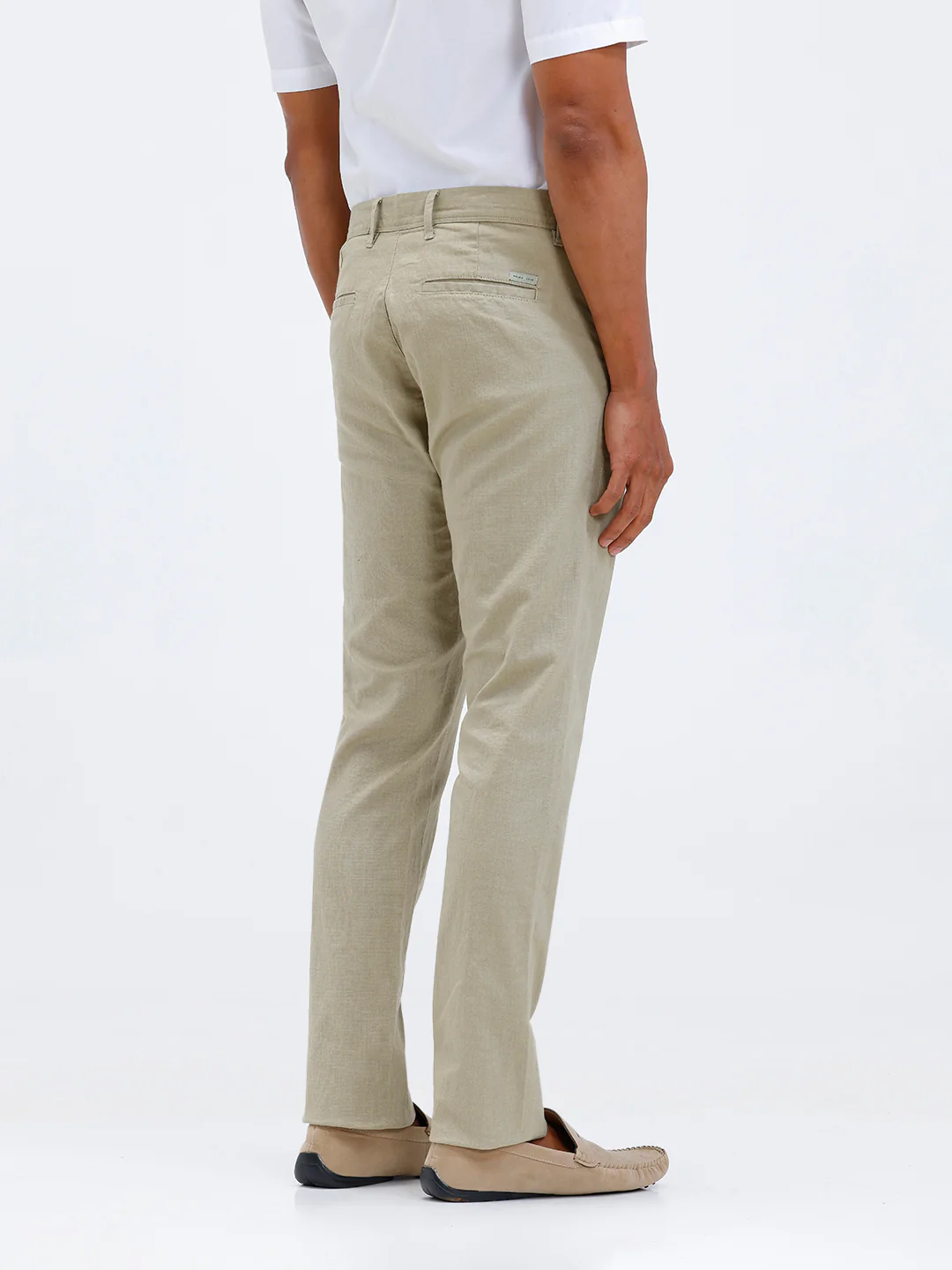 Linen Cotton Shirt and Light Olive Trousers Combo TR15505 - Image 7