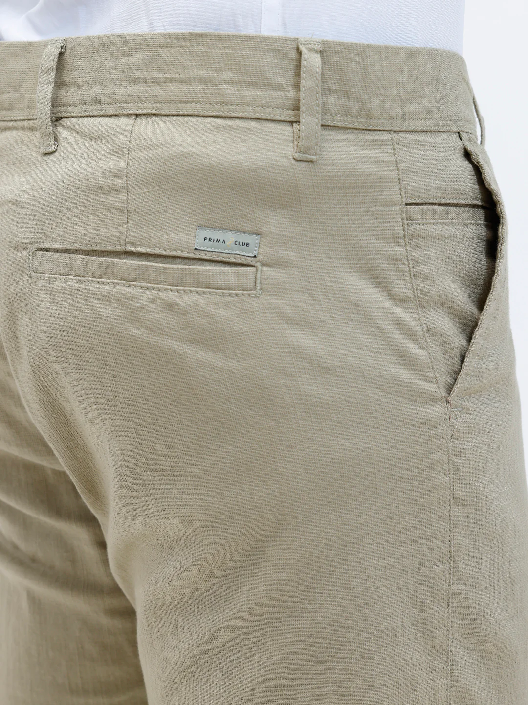 Linen Cotton Shirt and Light Olive Trousers Combo TR15505 - Image 8