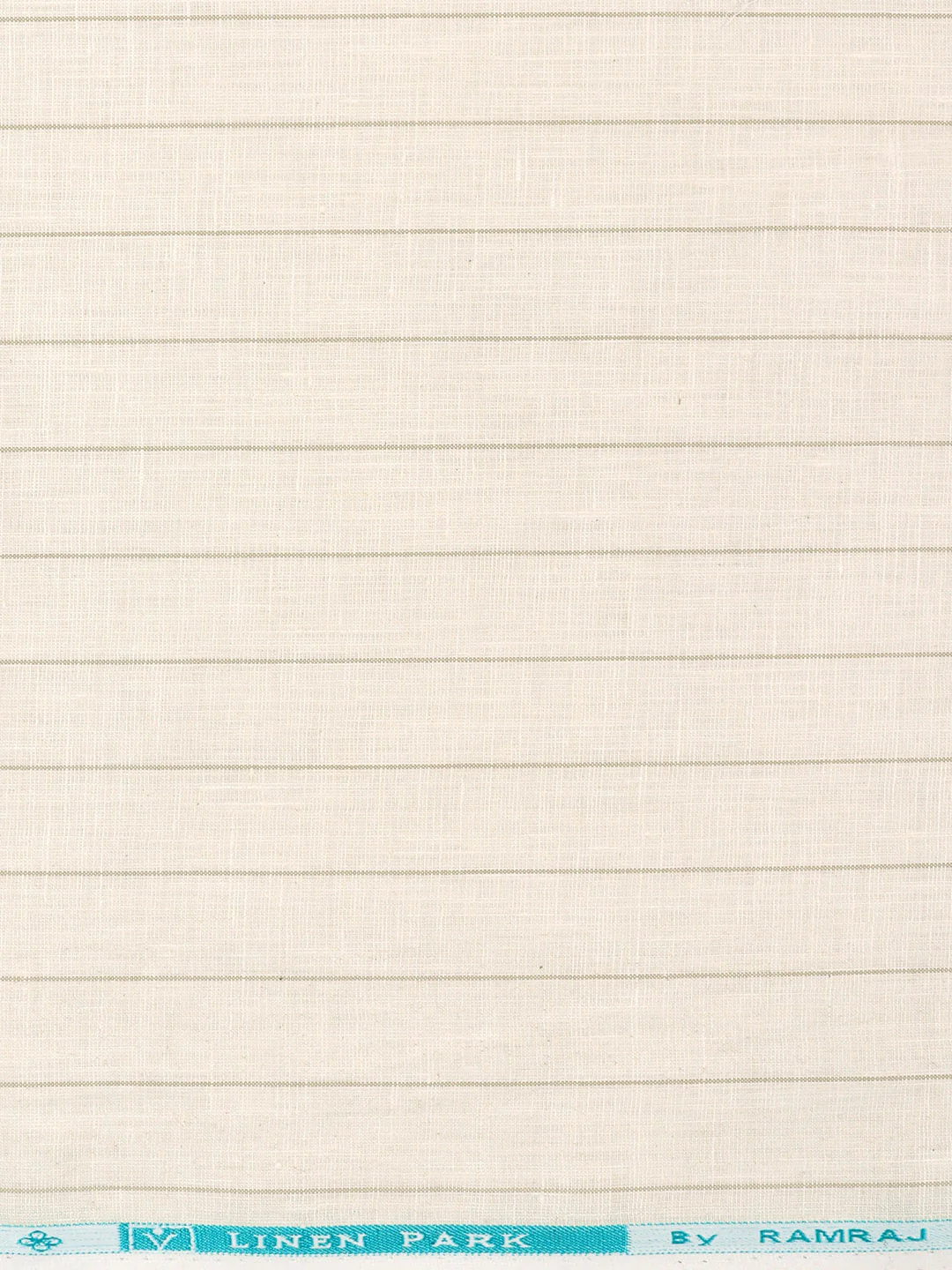 Linen Rich Light Yellow Stripes Shirt Fabric Prime - Image 3