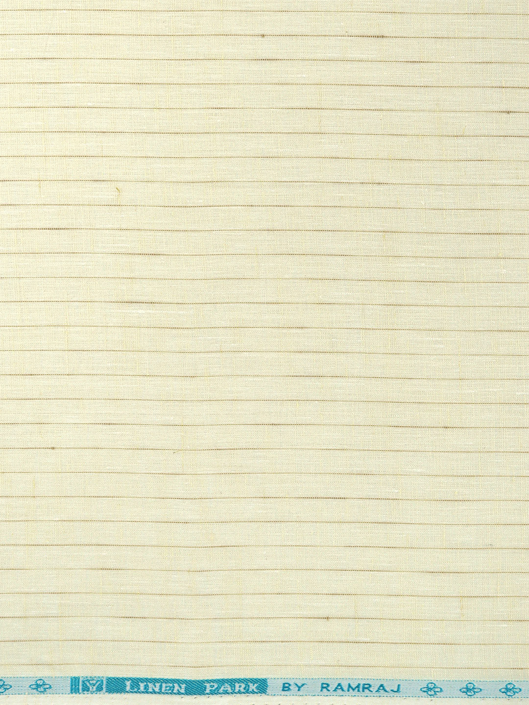 Linen Rich Yellow Stripes Shirt Fabric Prime - Image 3