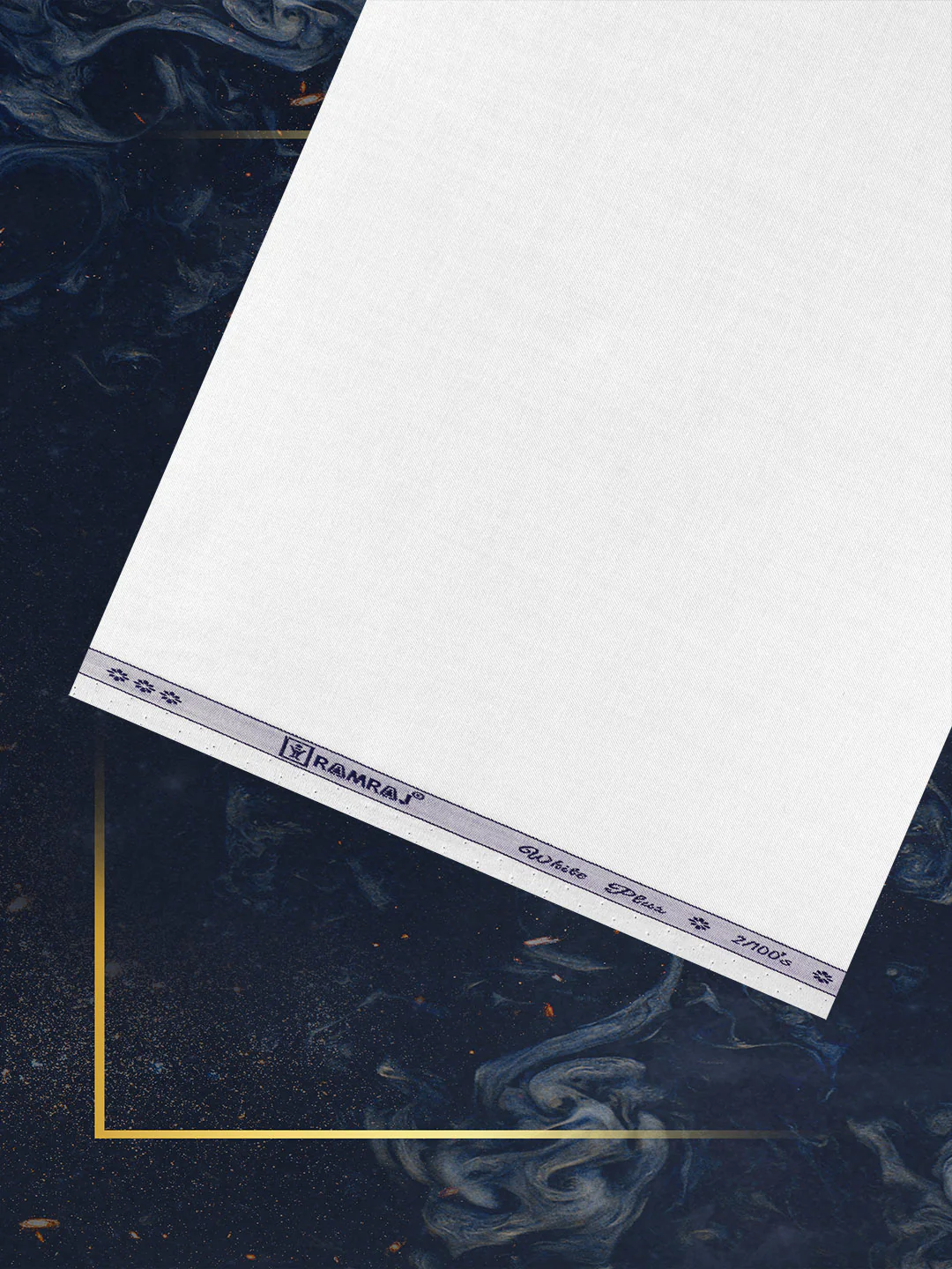 Luxuries Supima Cotton Pure White Shirt Fabric MARCO - Image 3