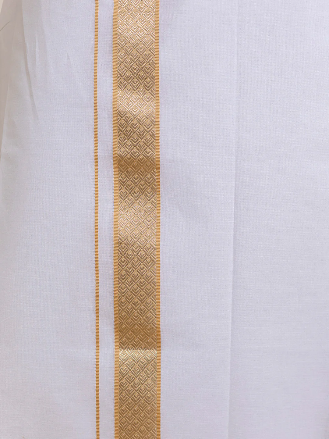 Men 100% Cotton Brown Shirt and Fancy Border Dhoti Set BT1 - Image 8
