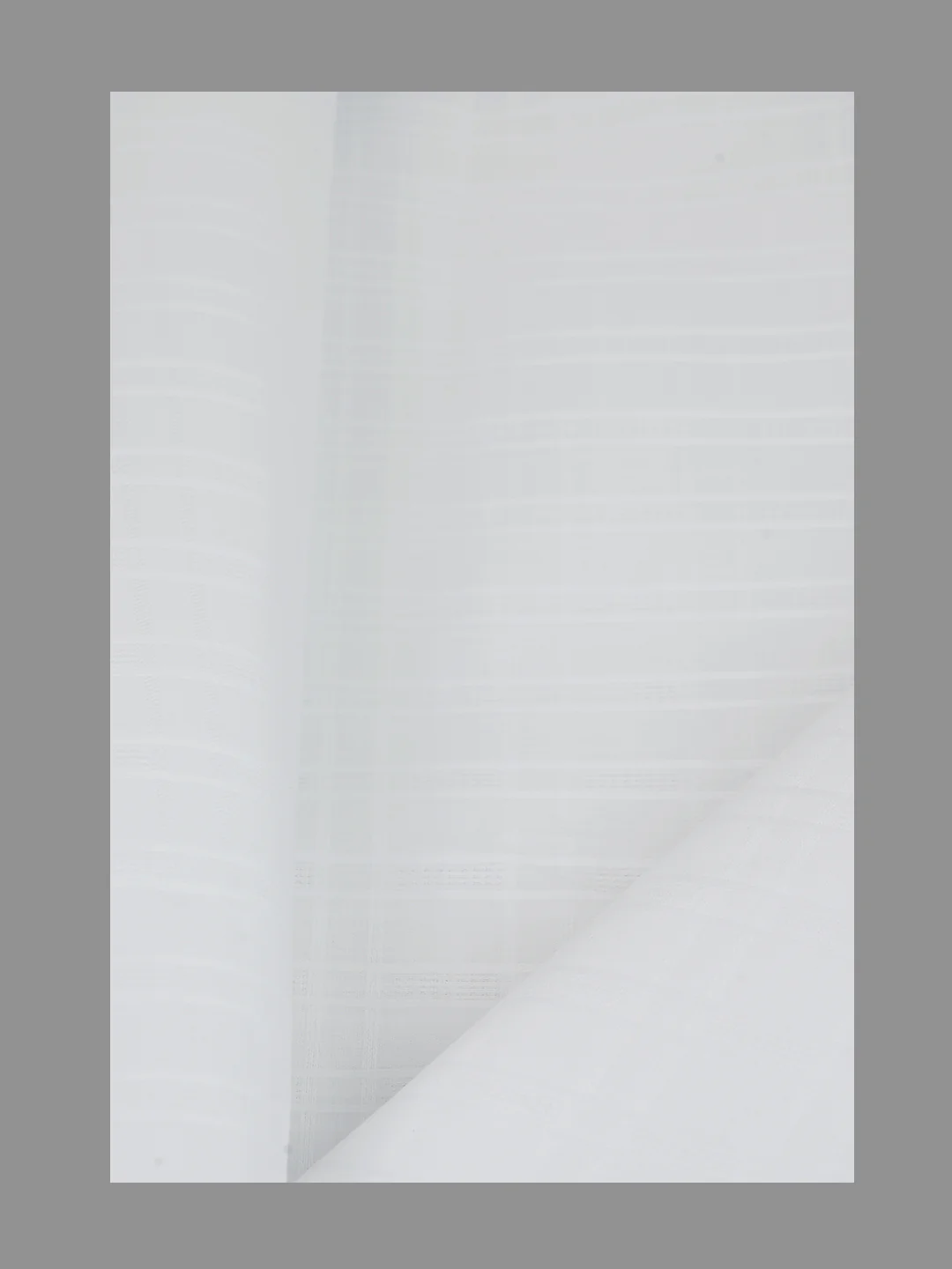 Men 100%Cotton Checked Shirting White Forest 26 - Image 3