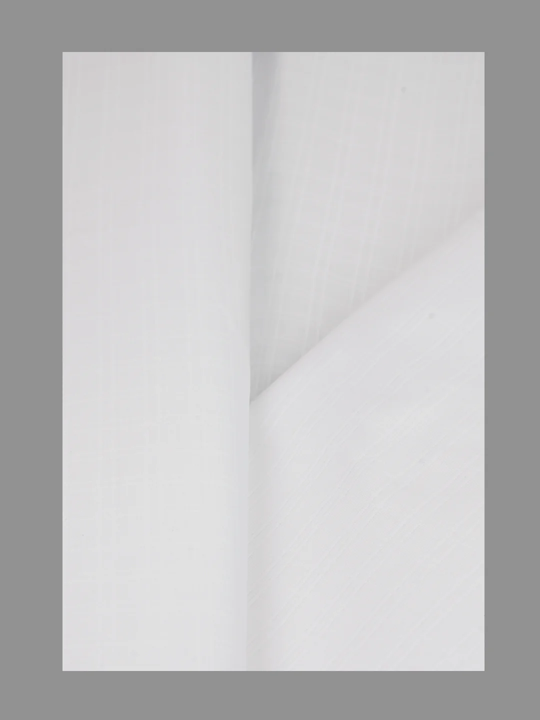 Men 100%Cotton Checked Shirting White Forest 27 - Image 3