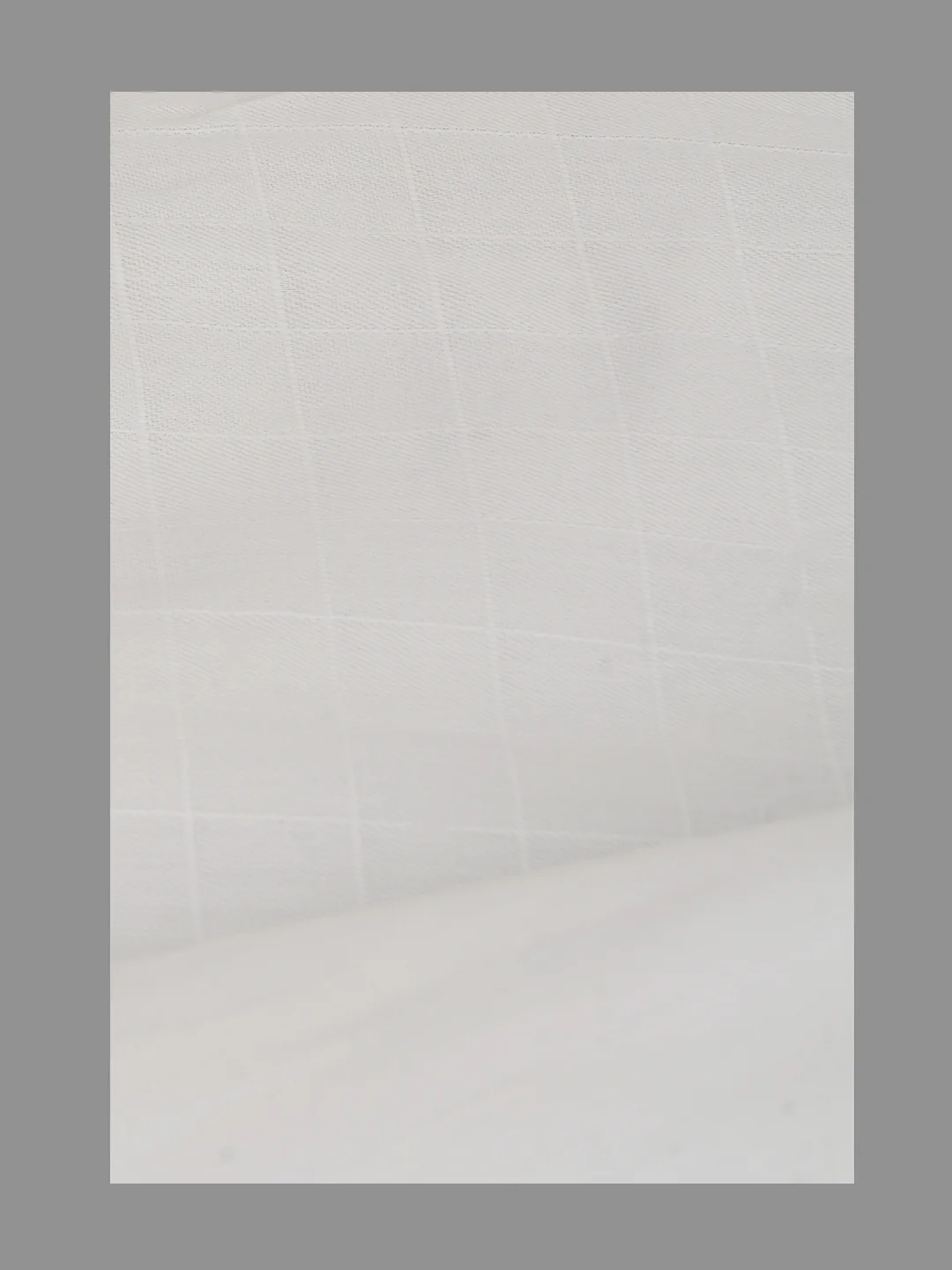 Men 100%Cotton Checked Shirting White Forest 30 - Image 3