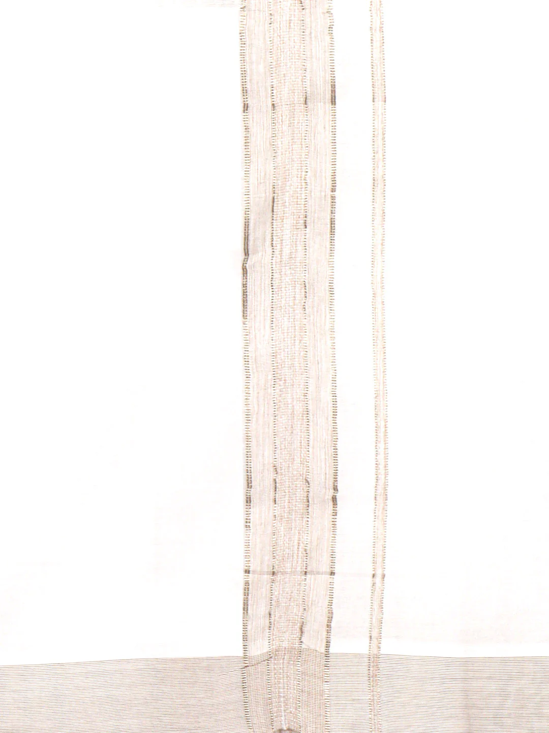 Men 100% Cotton Double Layer White Dhoti with Fancy Jari Border EJF19 - Image 3