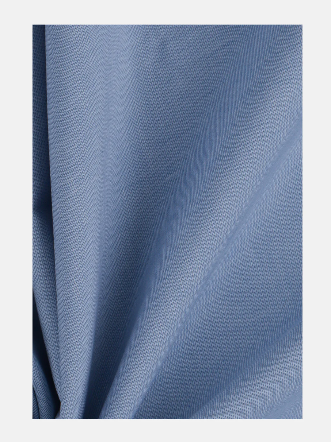 Men 100% Cotton Light Blue Plain Shirt Fabric Cranberry - Image 2