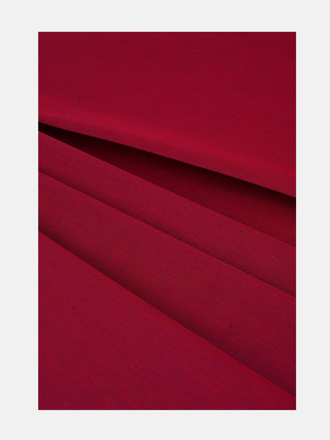 Men 100%Cotton Maroon Plain Shirt Fabric Ferrari - Image 2