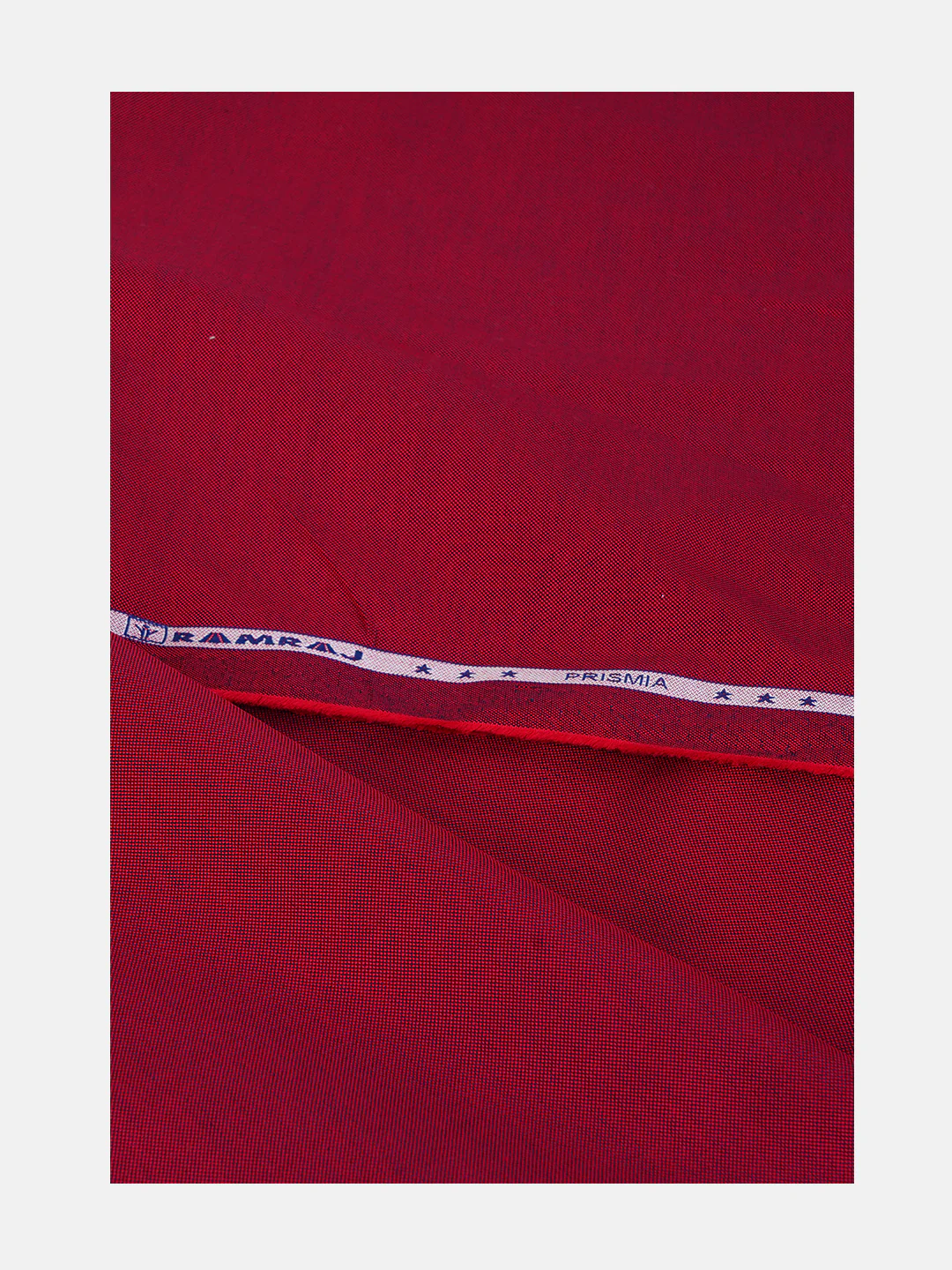 Men 100%Cotton Maroon Plain Shirt Fabric Ferrari - Image 3