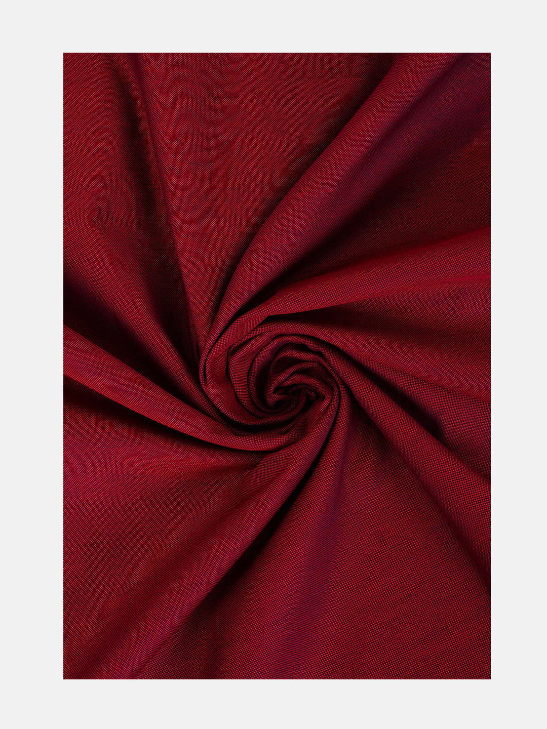 Men 100%Cotton Maroon Plain Shirt Fabric Ferrari - Image 4