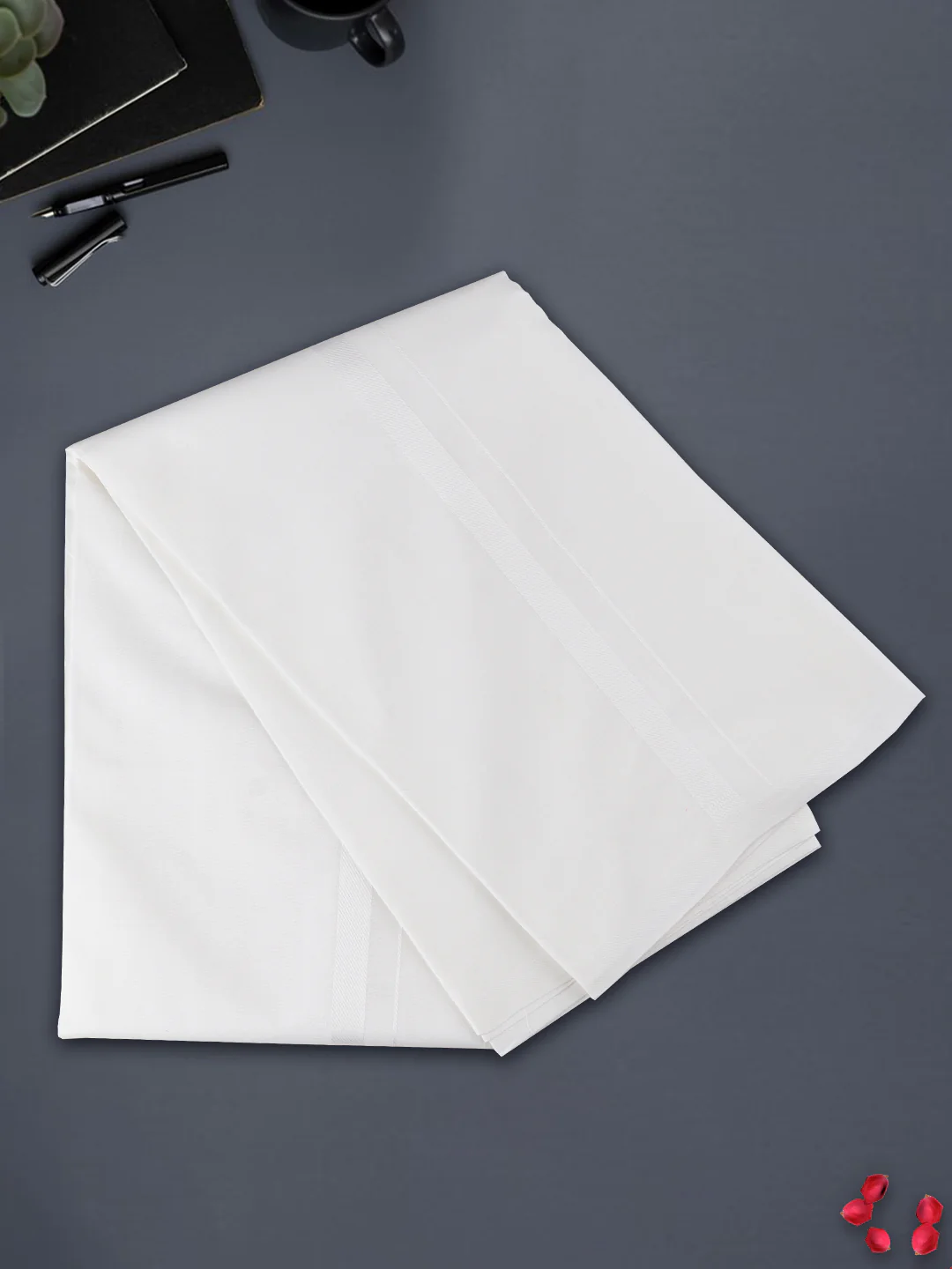 Men 100% Cotton Paramas Single Layer Dhoti Luxury Club - Image 4