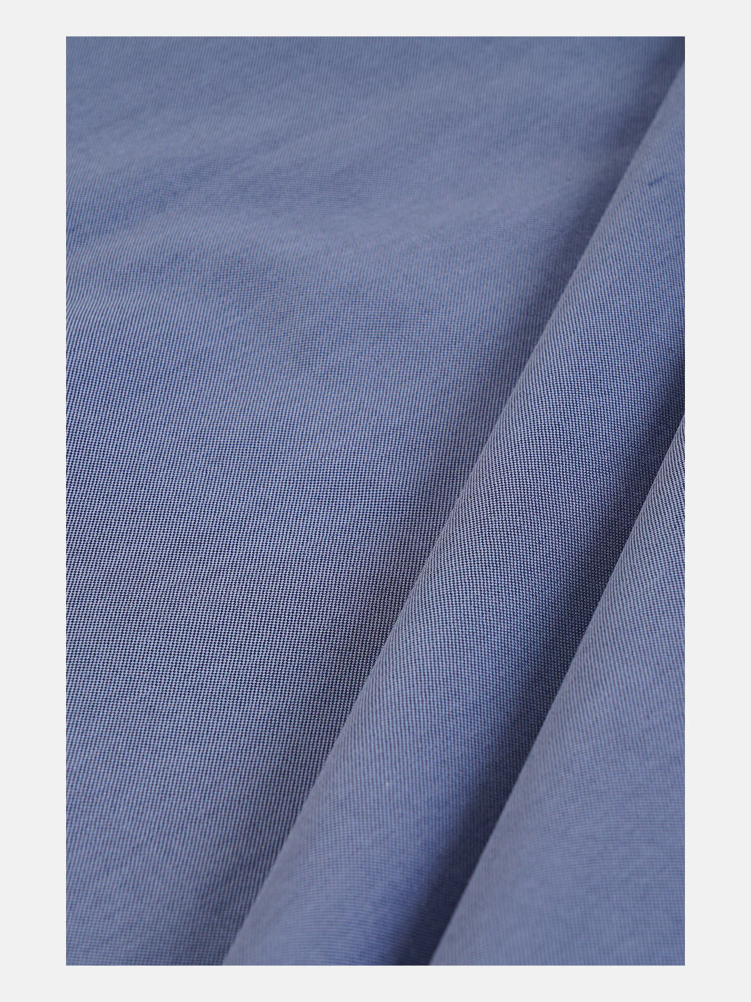 Men 100%Cotton Plain Shirt Fabric Greyish Blue Ferrari - Image 2