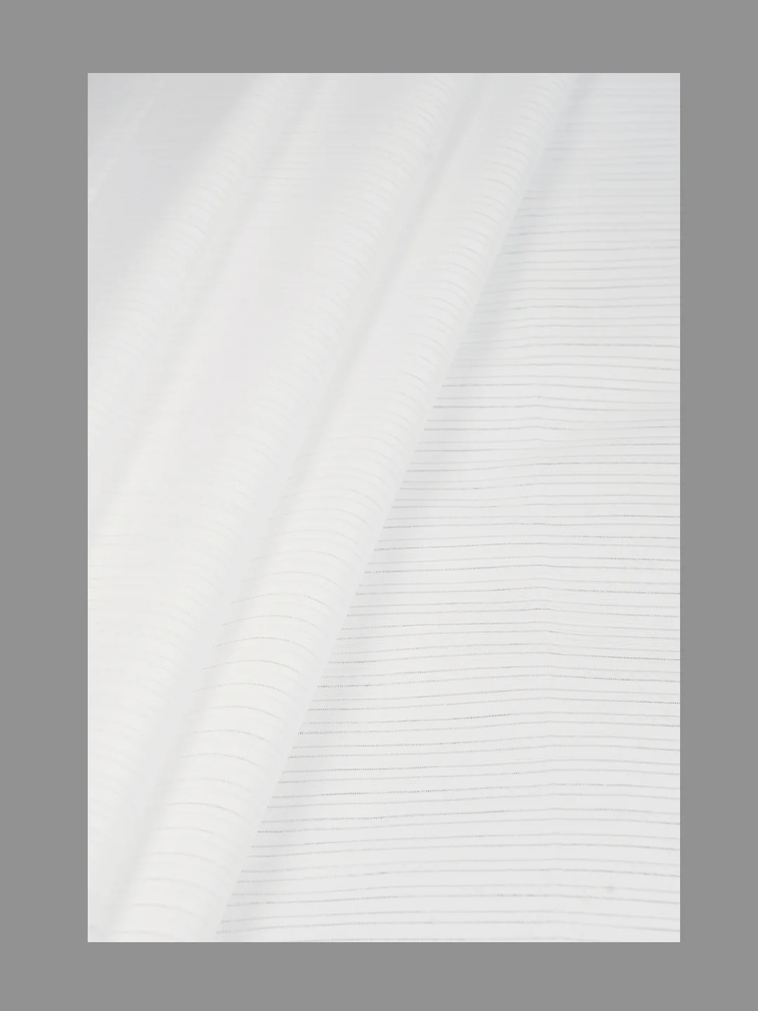 Men 100%Cotton Self Design Shirting White Forest 15