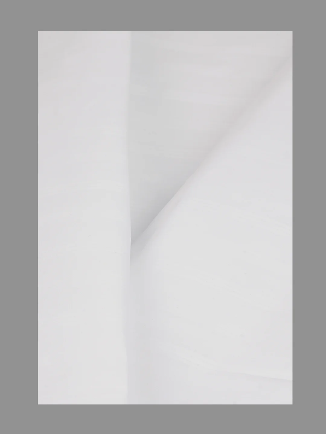 Men 100%Cotton Self Design Shirting White Forest 20 - Image 3