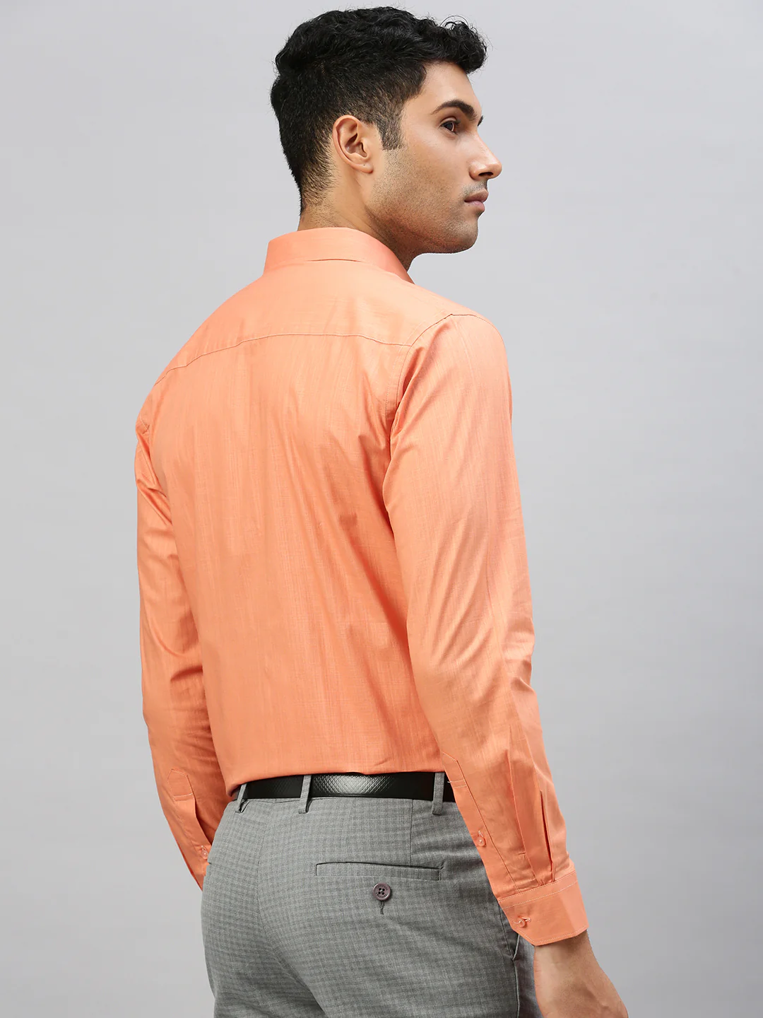 Men 100% Cotton Shirt Copper Brown T37 TM4 - Image 8