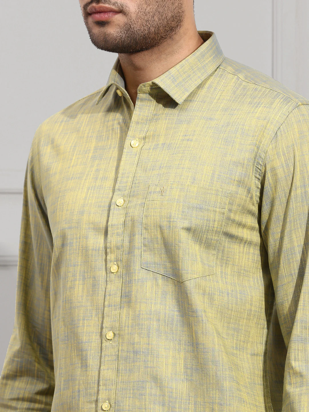 Men 100% Cotton Shirt Green CL2 GT25 - Image 8