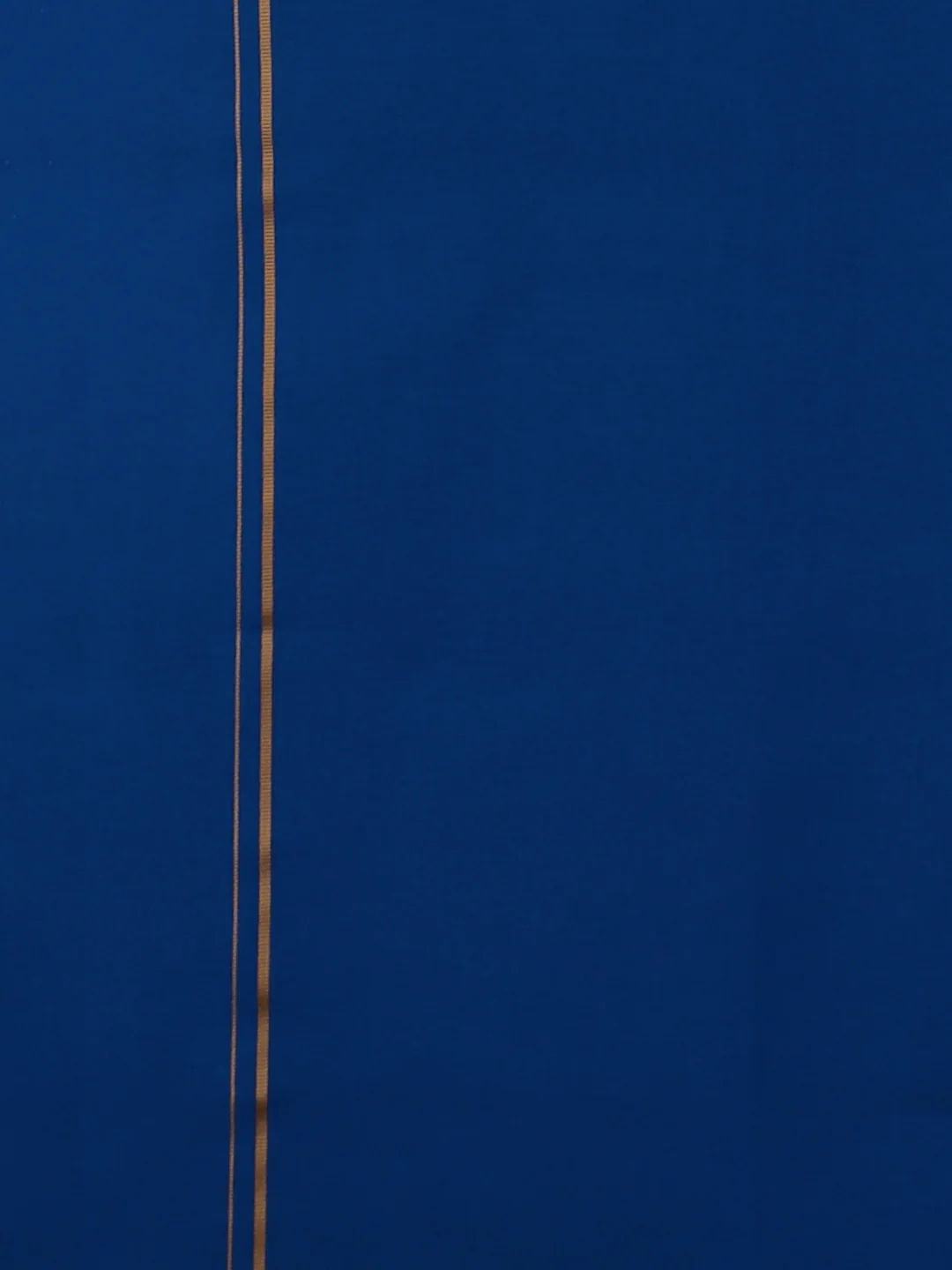Men 100% Cotton Single Layer Blue Dhoti with Assorted Border Poojan SB - Image 4